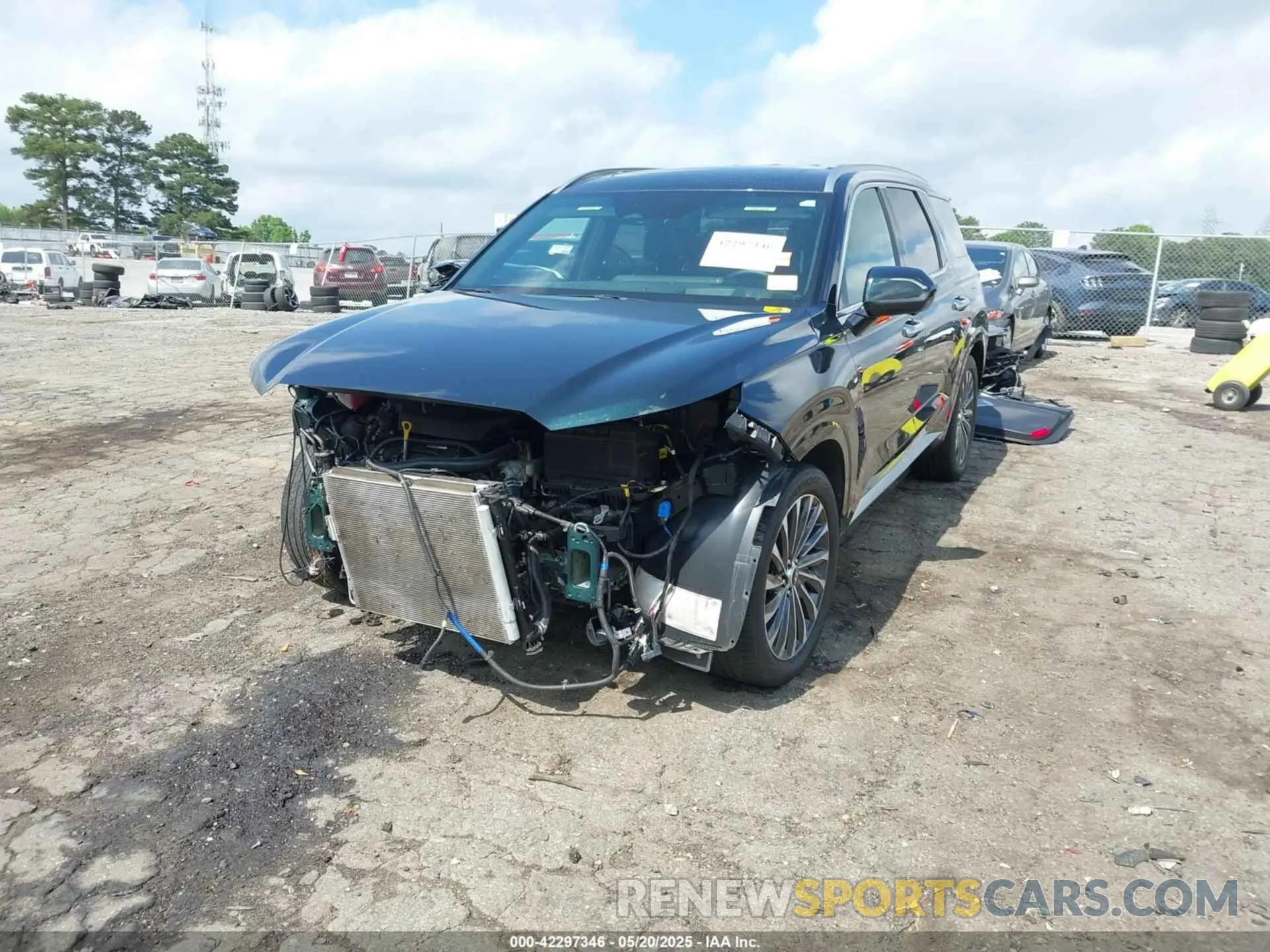 2 Photograph of a damaged car KM8R74GE5PU620210 HYUNDAI PALISADE 2023