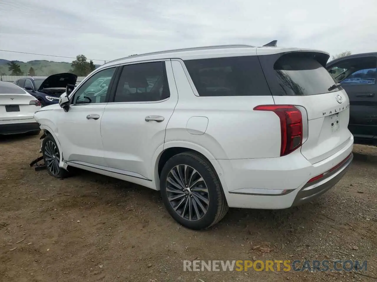 2 Фотография поврежденного автомобиля KM8R74GE7PU516883 HYUNDAI PALISADE 2023