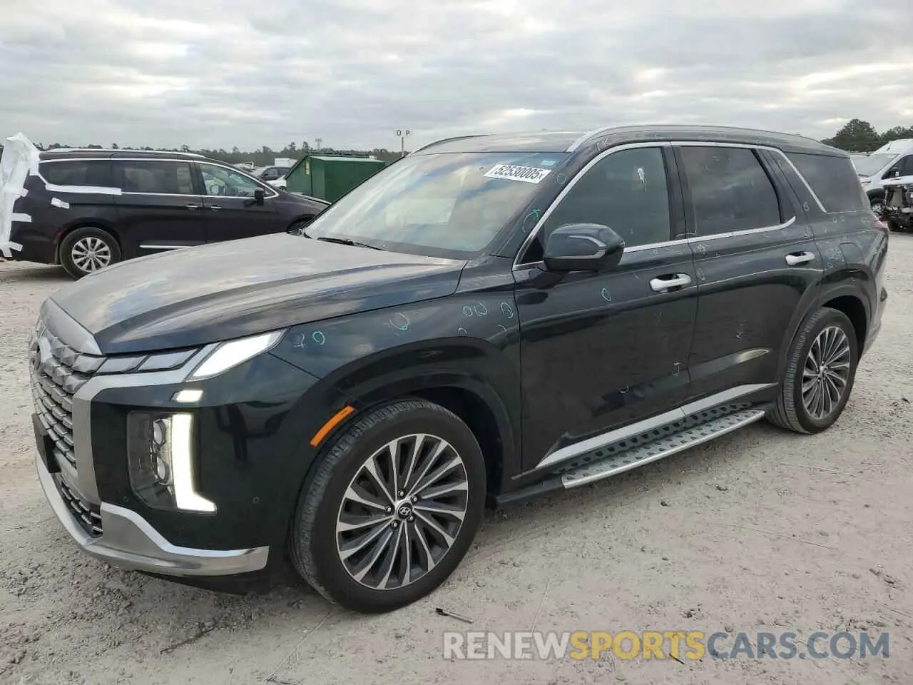 1 Photograph of a damaged car KM8R74GE7PU641494 HYUNDAI PALISADE 2023