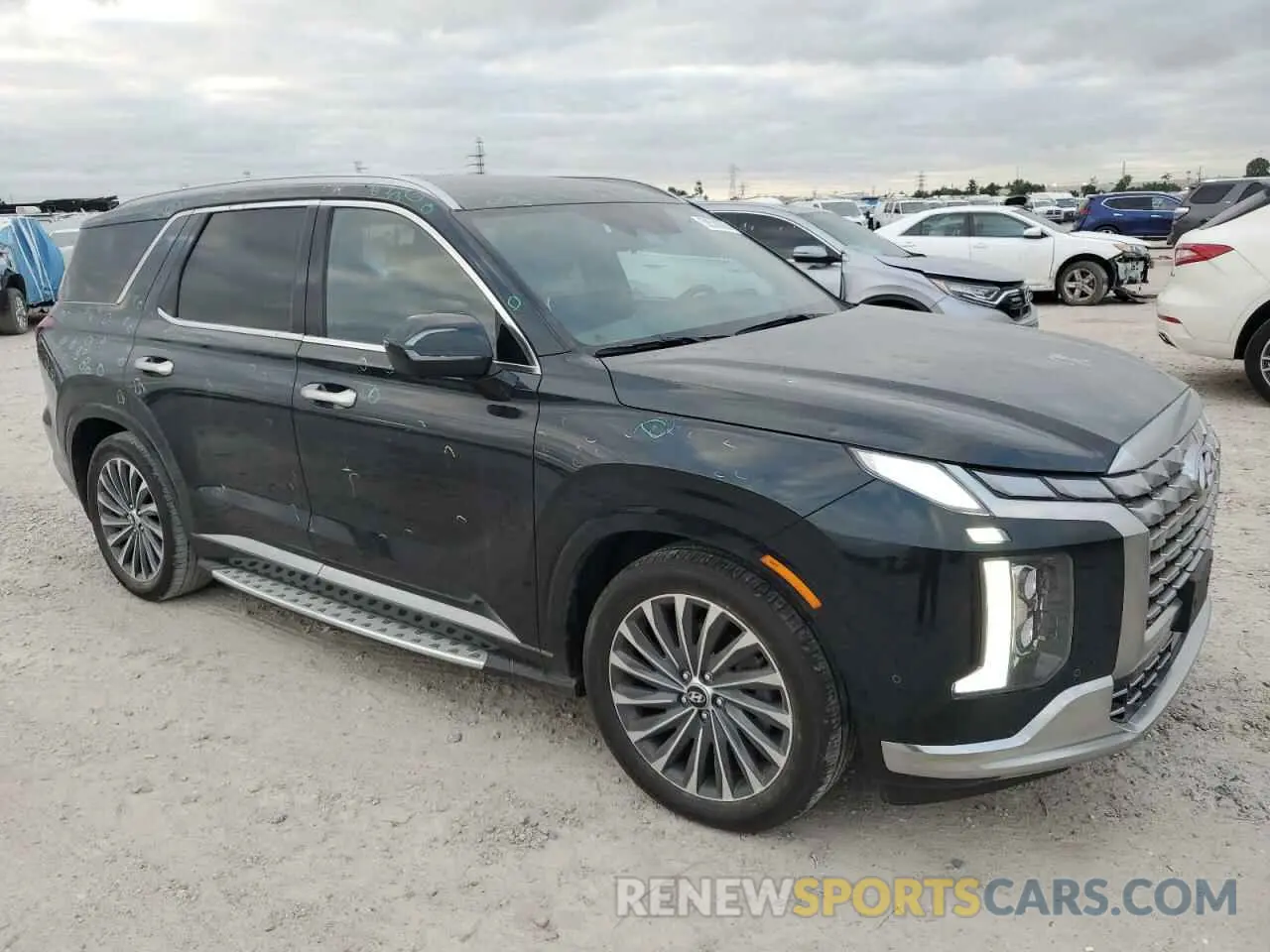 4 Photograph of a damaged car KM8R74GE7PU641494 HYUNDAI PALISADE 2023