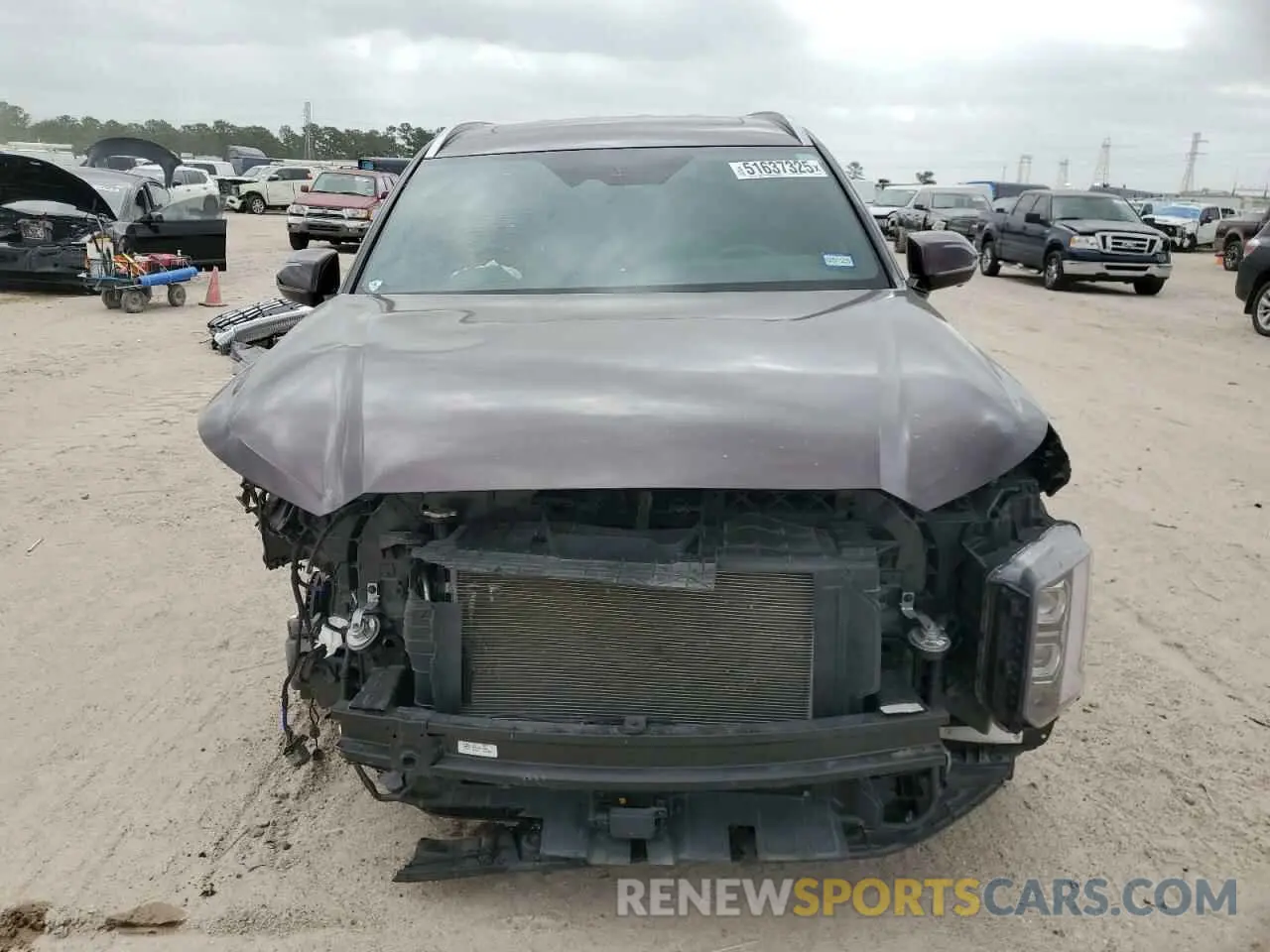 5 Photograph of a damaged car KM8R74GE9PU610179 HYUNDAI PALISADE 2023