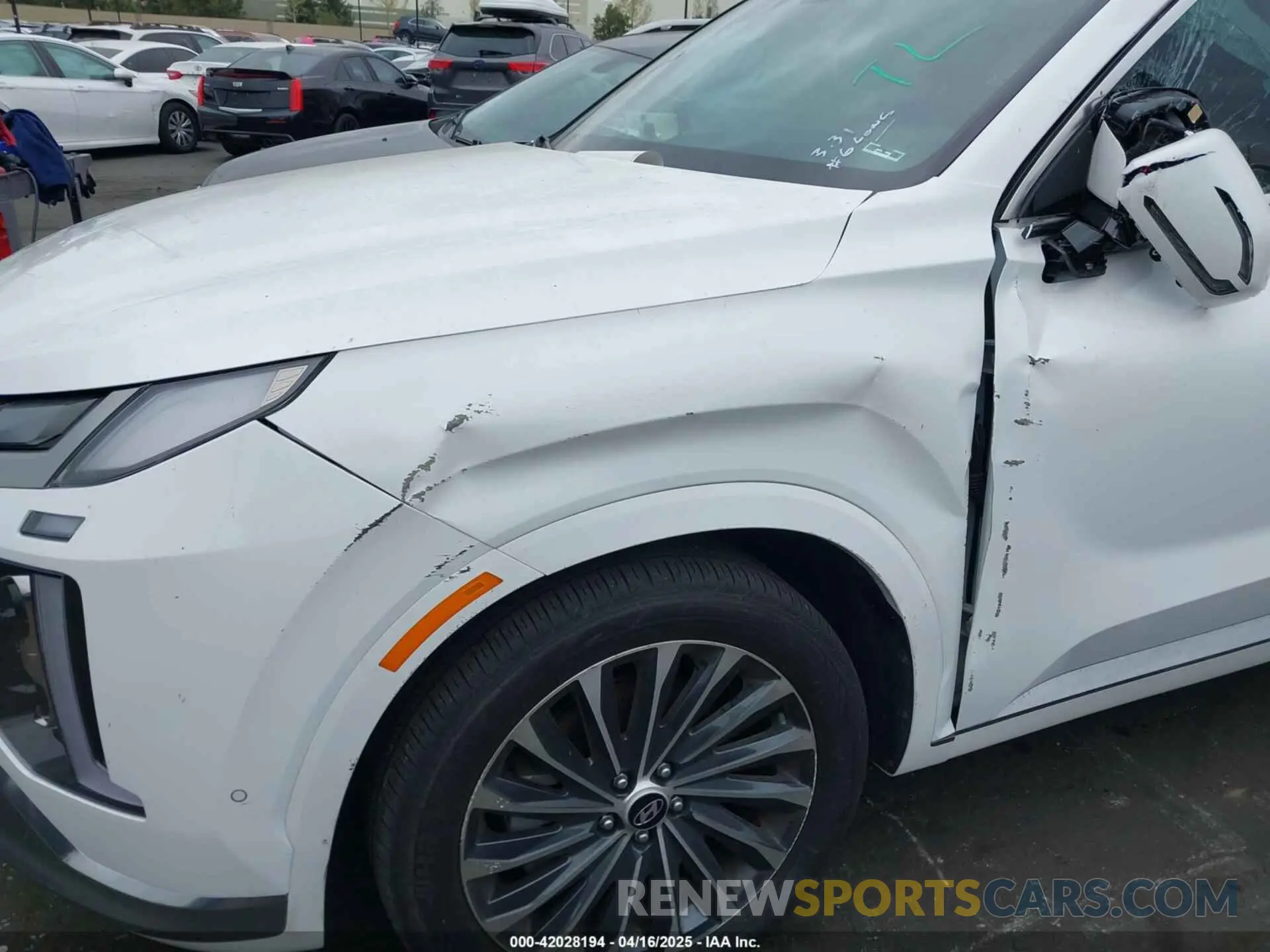 6 Фотография поврежденного автомобиля KM8R74GEXPU516330 HYUNDAI PALISADE 2023