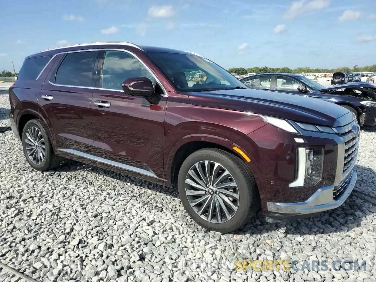 4 Photograph of a damaged car KM8R74GEXPU542894 HYUNDAI PALISADE 2023