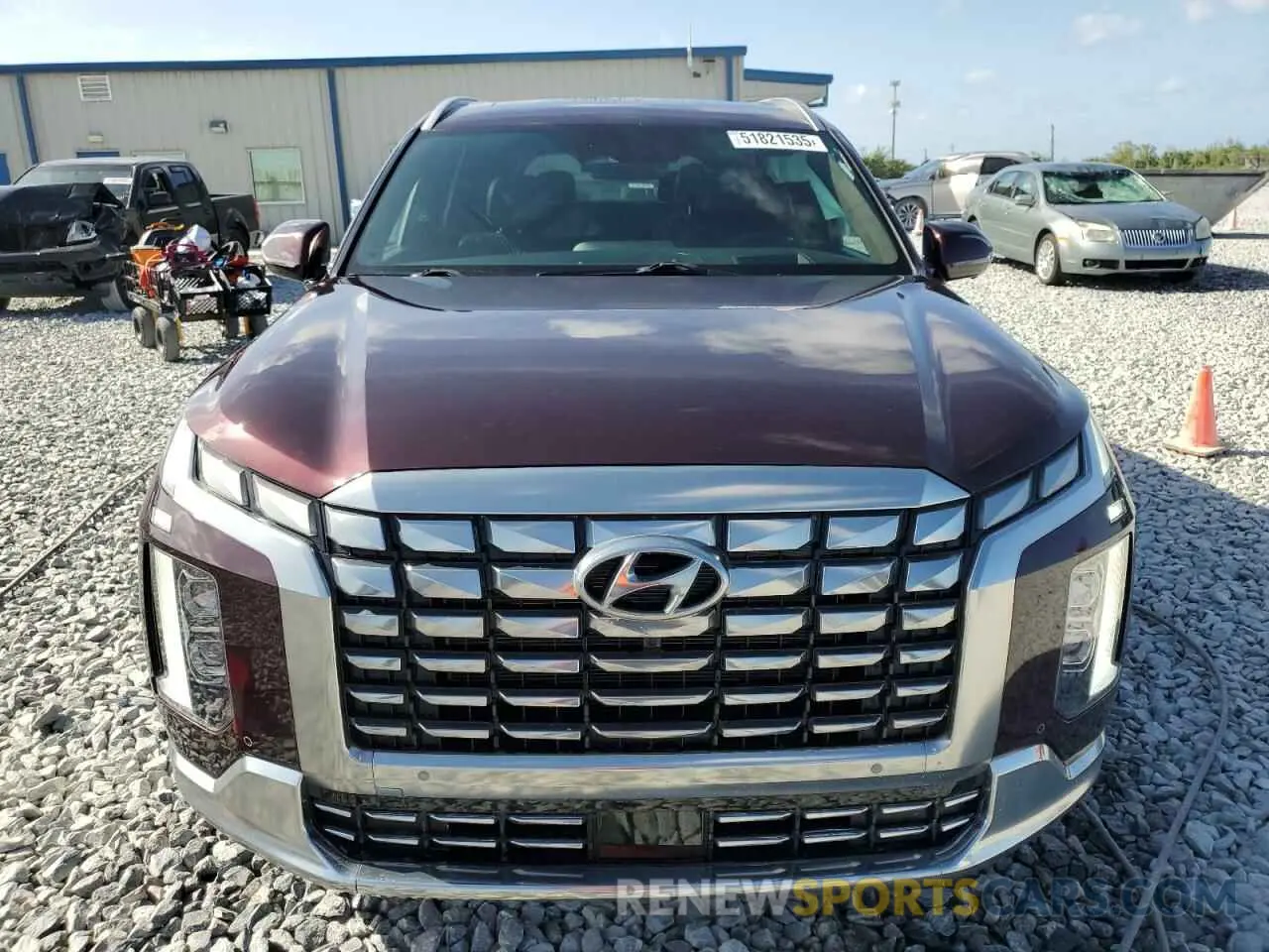 5 Photograph of a damaged car KM8R74GEXPU542894 HYUNDAI PALISADE 2023