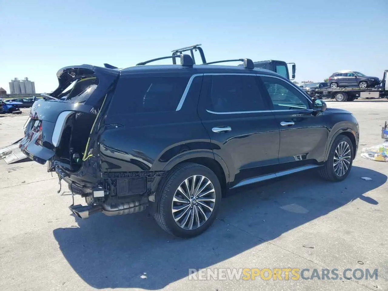 3 Photograph of a damaged car KM8R74GEXPU544127 HYUNDAI PALISADE 2023
