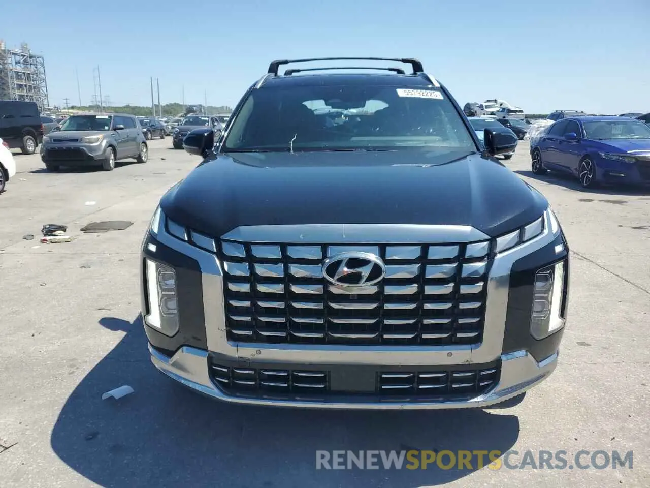 5 Photograph of a damaged car KM8R74GEXPU544127 HYUNDAI PALISADE 2023