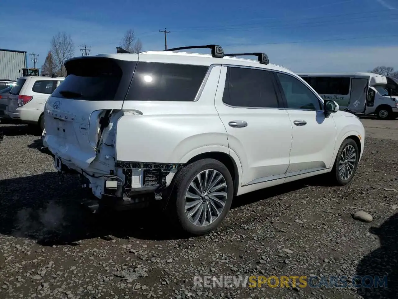 3 Photograph of a damaged car KM8R7DGE2PU502227 HYUNDAI PALISADE 2023