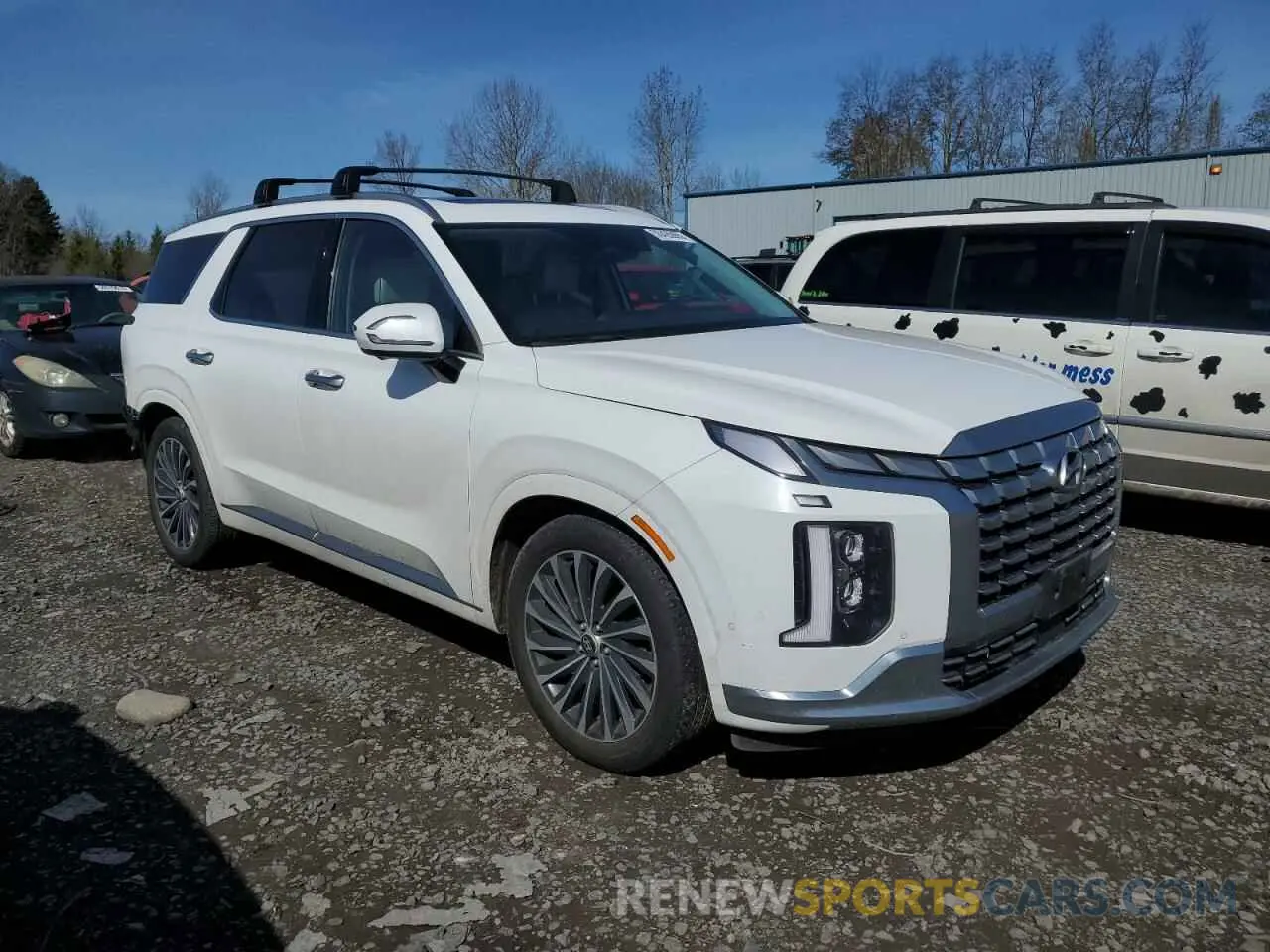 4 Photograph of a damaged car KM8R7DGE2PU502227 HYUNDAI PALISADE 2023