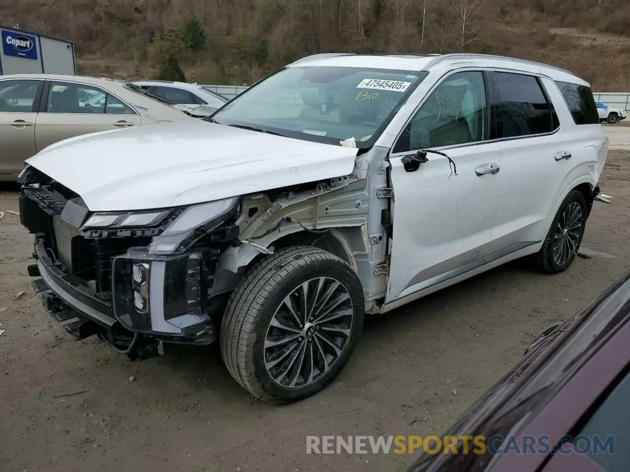 1 Фотография поврежденного автомобиля KM8R7DGE2PU512935 HYUNDAI PALISADE 2023