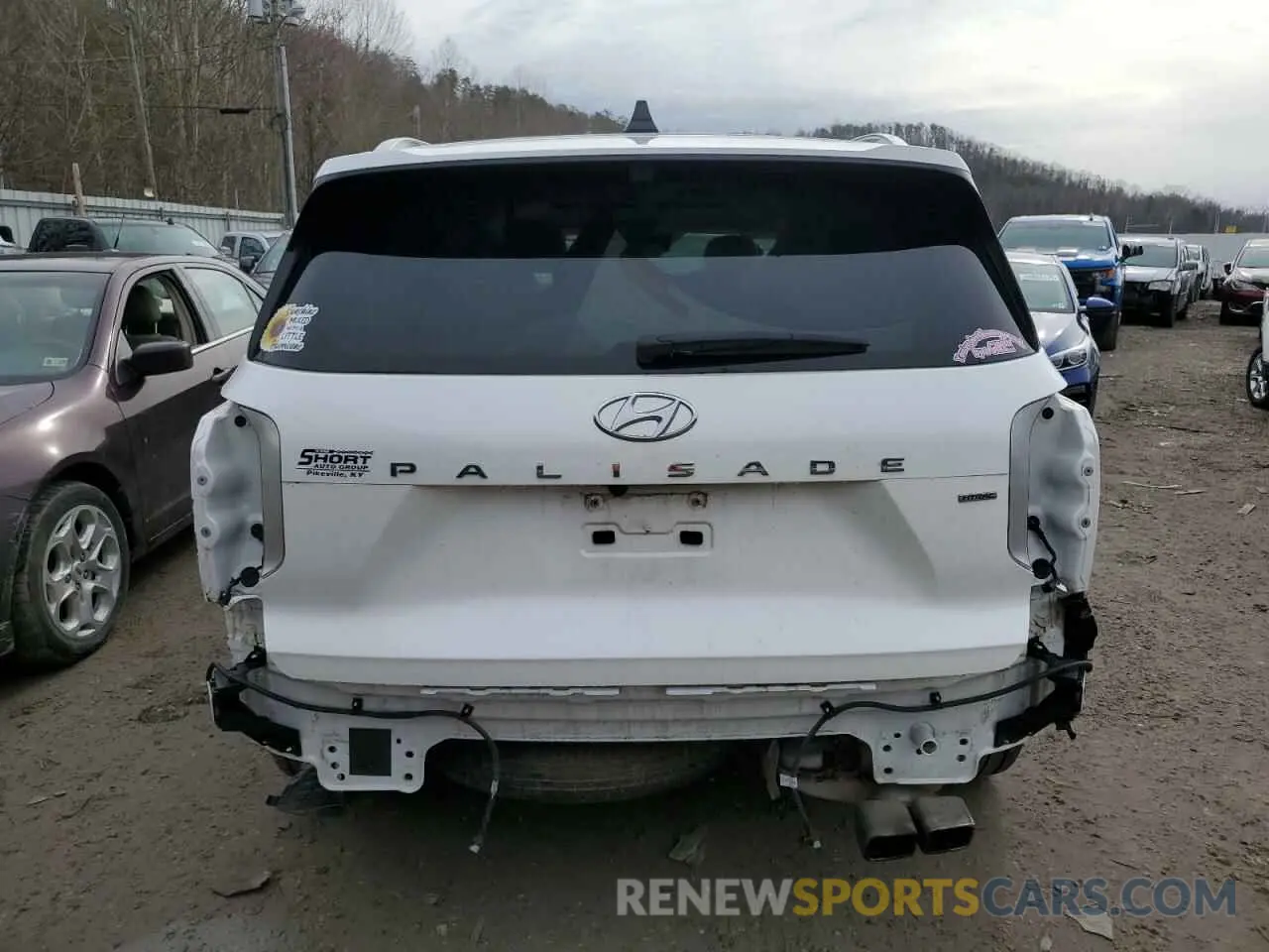 6 Фотография поврежденного автомобиля KM8R7DGE2PU512935 HYUNDAI PALISADE 2023