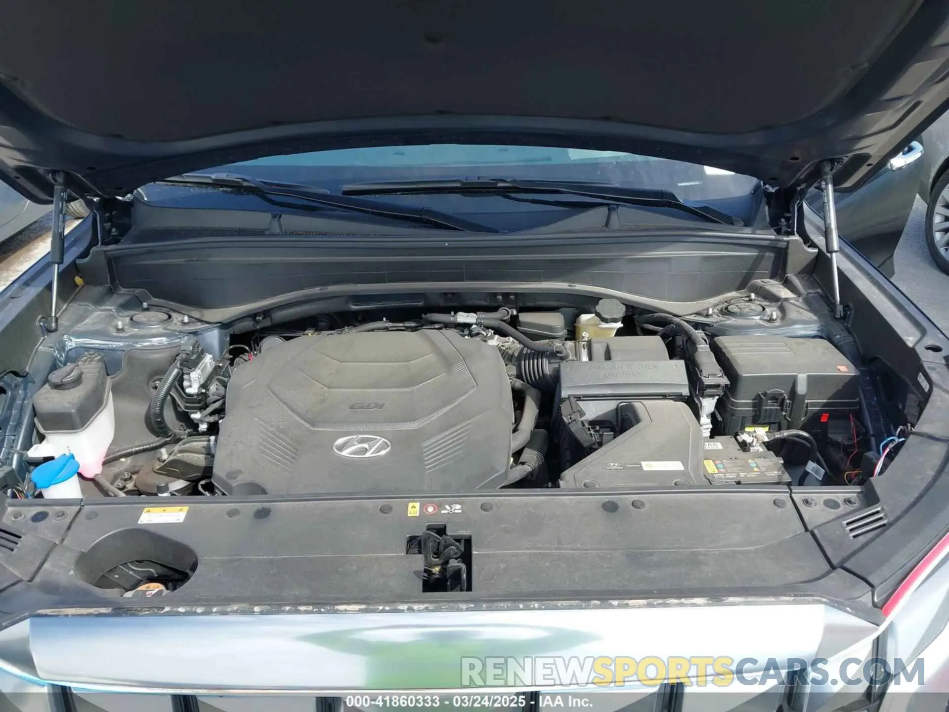 10 Photograph of a damaged car KM8R7DGE5PU591713 HYUNDAI PALISADE 2023