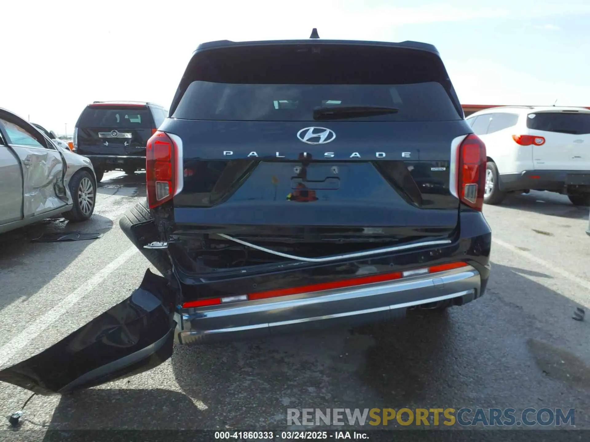 17 Photograph of a damaged car KM8R7DGE5PU591713 HYUNDAI PALISADE 2023