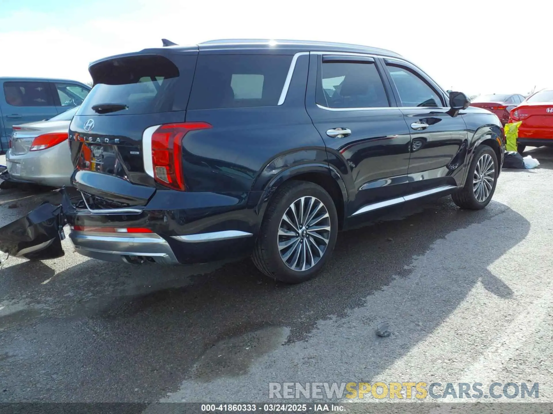 4 Photograph of a damaged car KM8R7DGE5PU591713 HYUNDAI PALISADE 2023