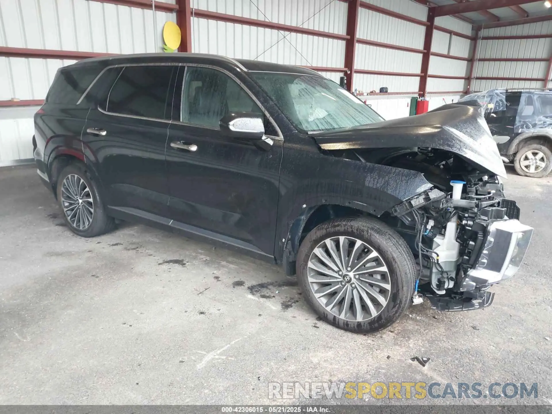 1 Photograph of a damaged car KM8R7DGE5PU631403 HYUNDAI PALISADE 2023