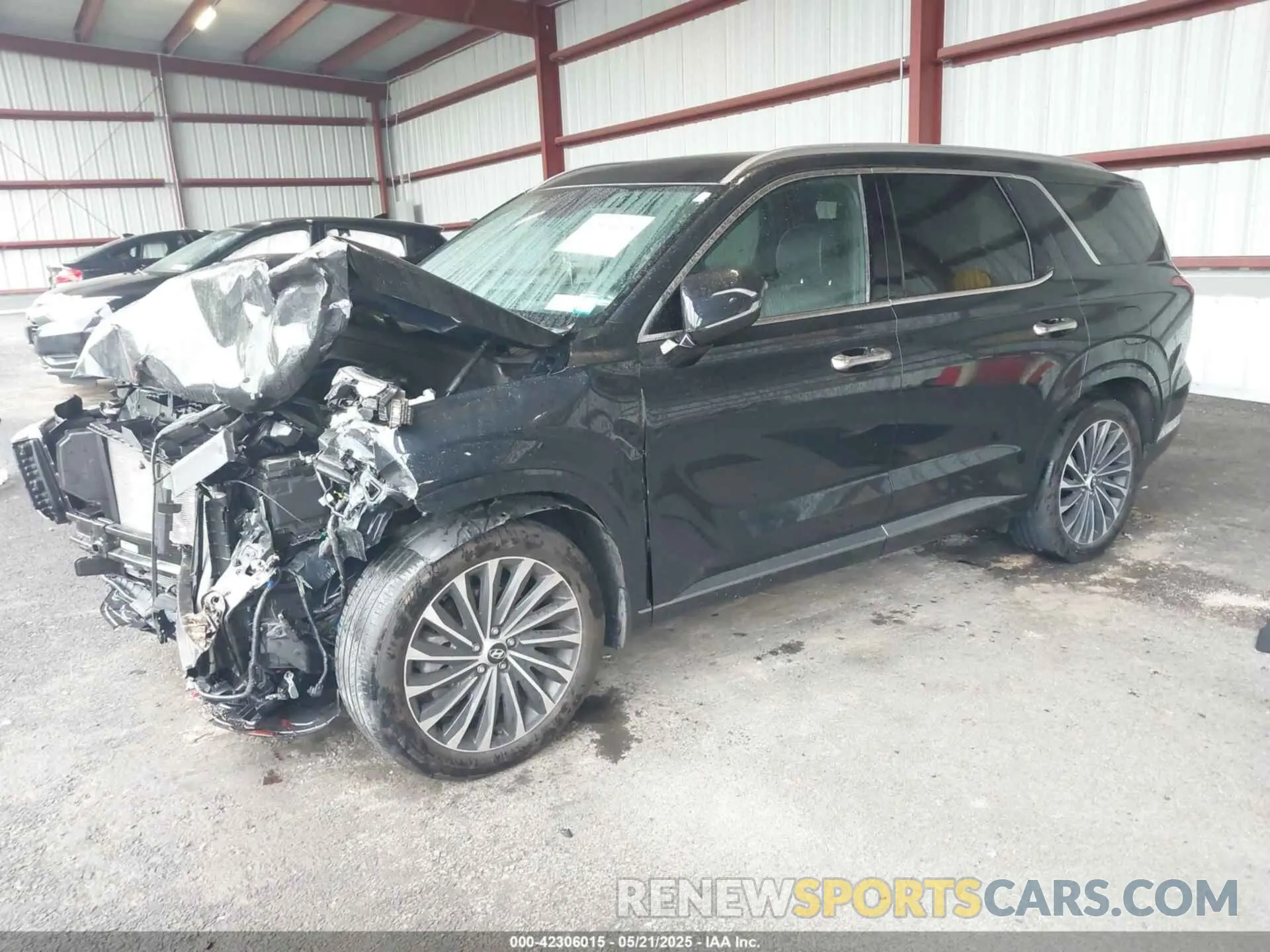 2 Photograph of a damaged car KM8R7DGE5PU631403 HYUNDAI PALISADE 2023
