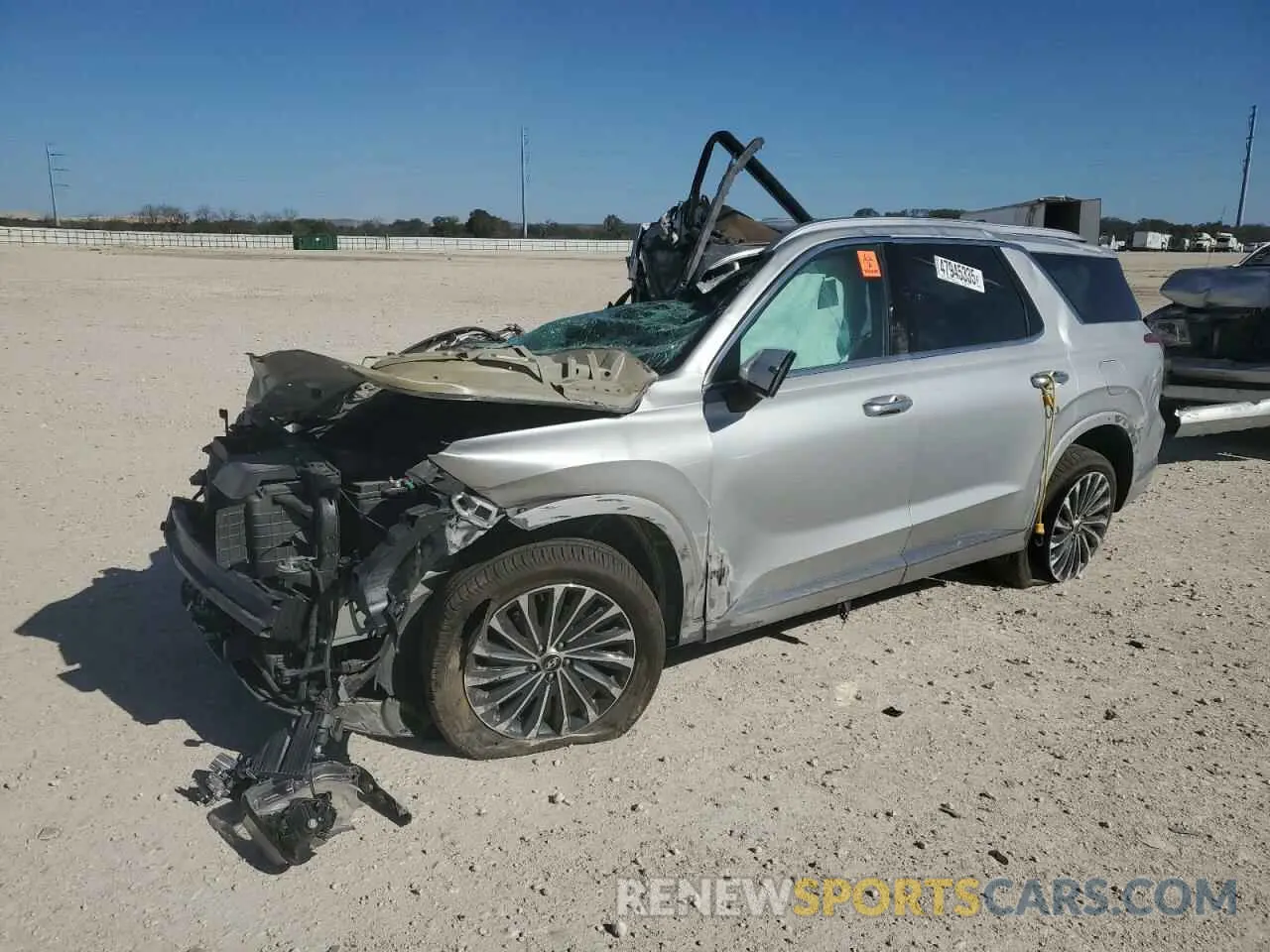 1 Photograph of a damaged car KM8R7DGE6PU550989 HYUNDAI PALISADE 2023
