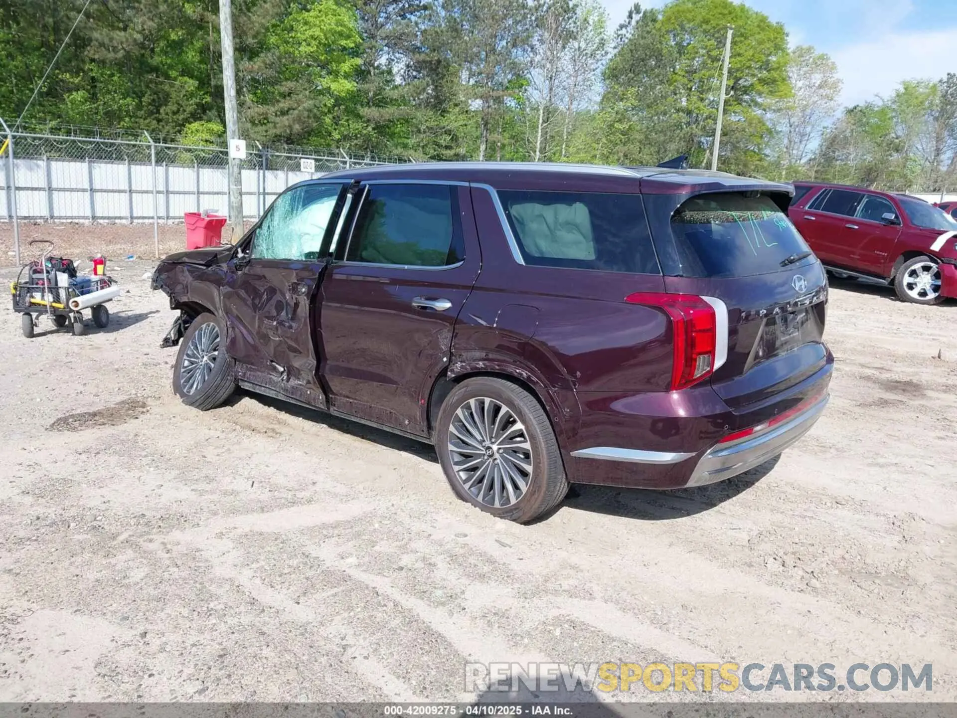 3 Фотография поврежденного автомобиля KM8R7DGE7PU640491 HYUNDAI PALISADE 2023