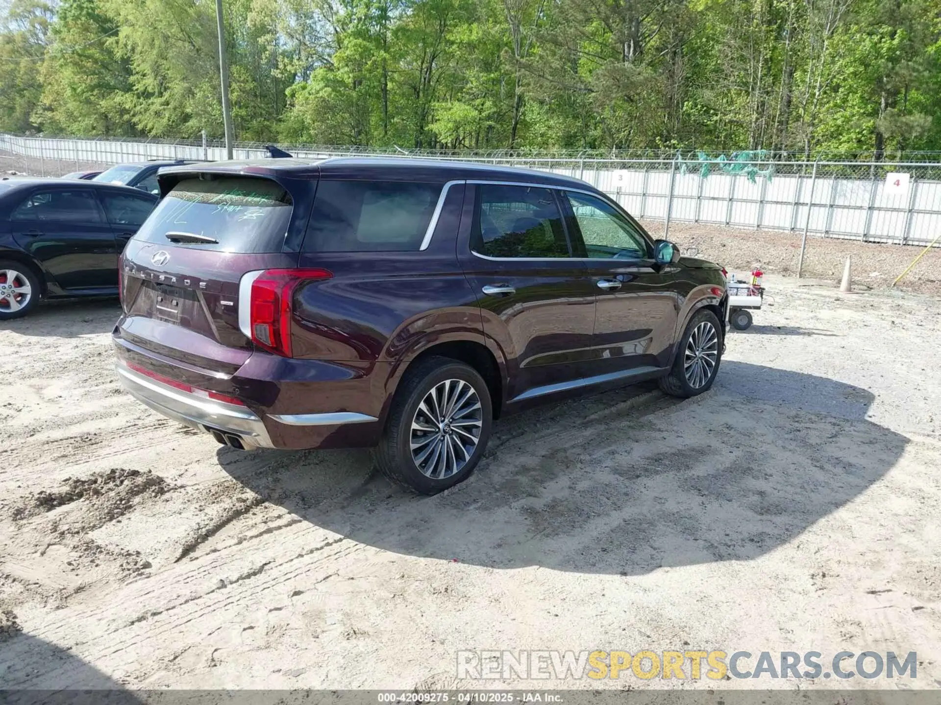 4 Фотография поврежденного автомобиля KM8R7DGE7PU640491 HYUNDAI PALISADE 2023