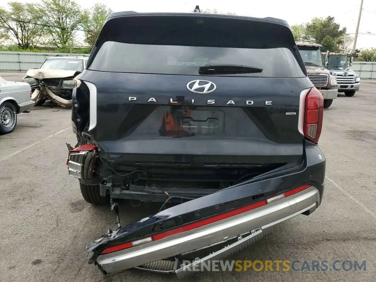 6 Photograph of a damaged car KM8R7DGE9PU515265 HYUNDAI PALISADE 2023