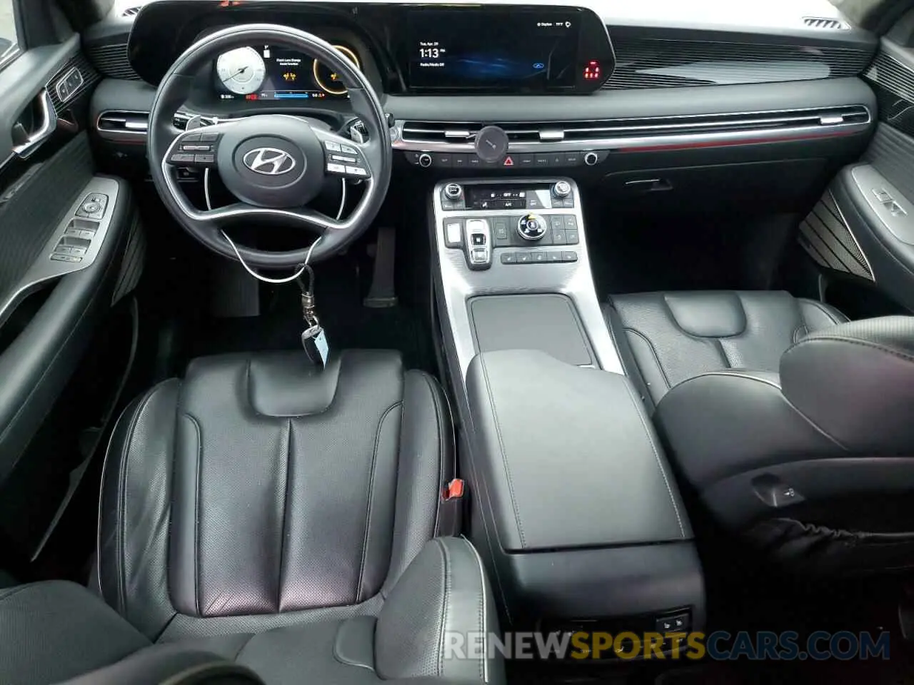 8 Photograph of a damaged car KM8R7DGE9PU515265 HYUNDAI PALISADE 2023