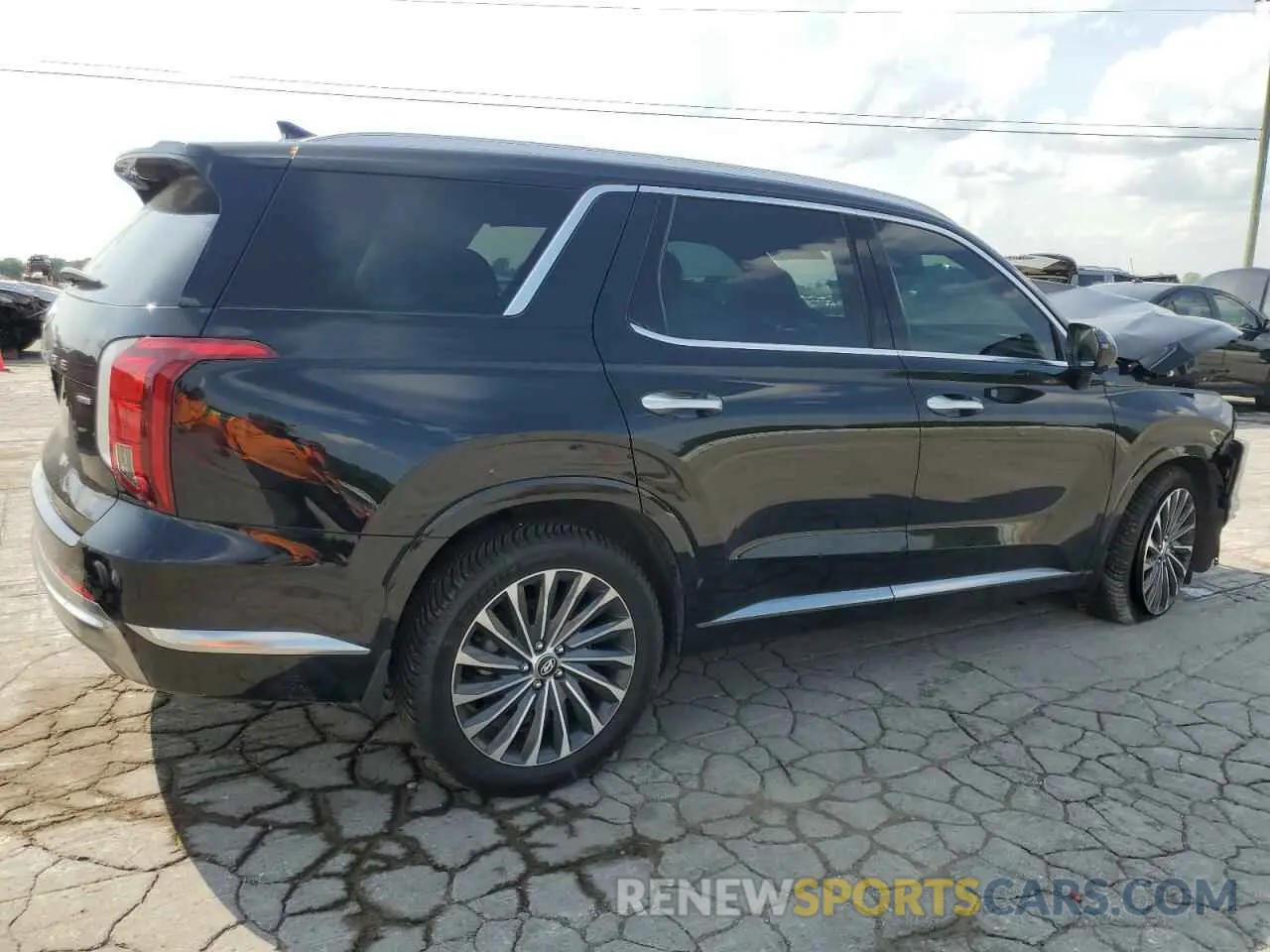 3 Photograph of a damaged car KM8R7DGE9PU535127 HYUNDAI PALISADE 2023