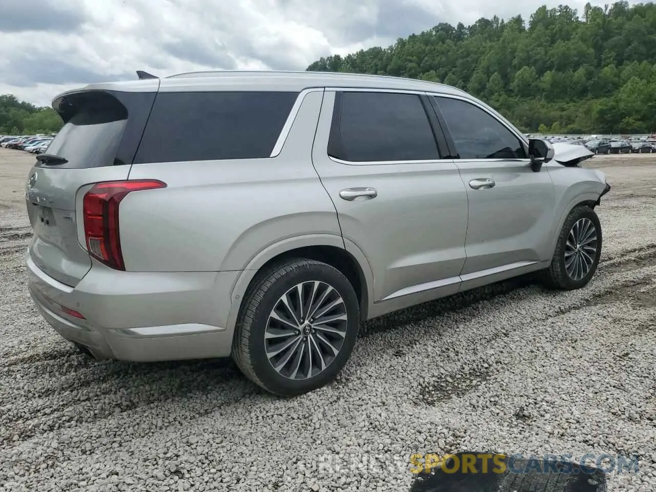 3 Photograph of a damaged car KM8R7DGE9PU540957 HYUNDAI PALISADE 2023