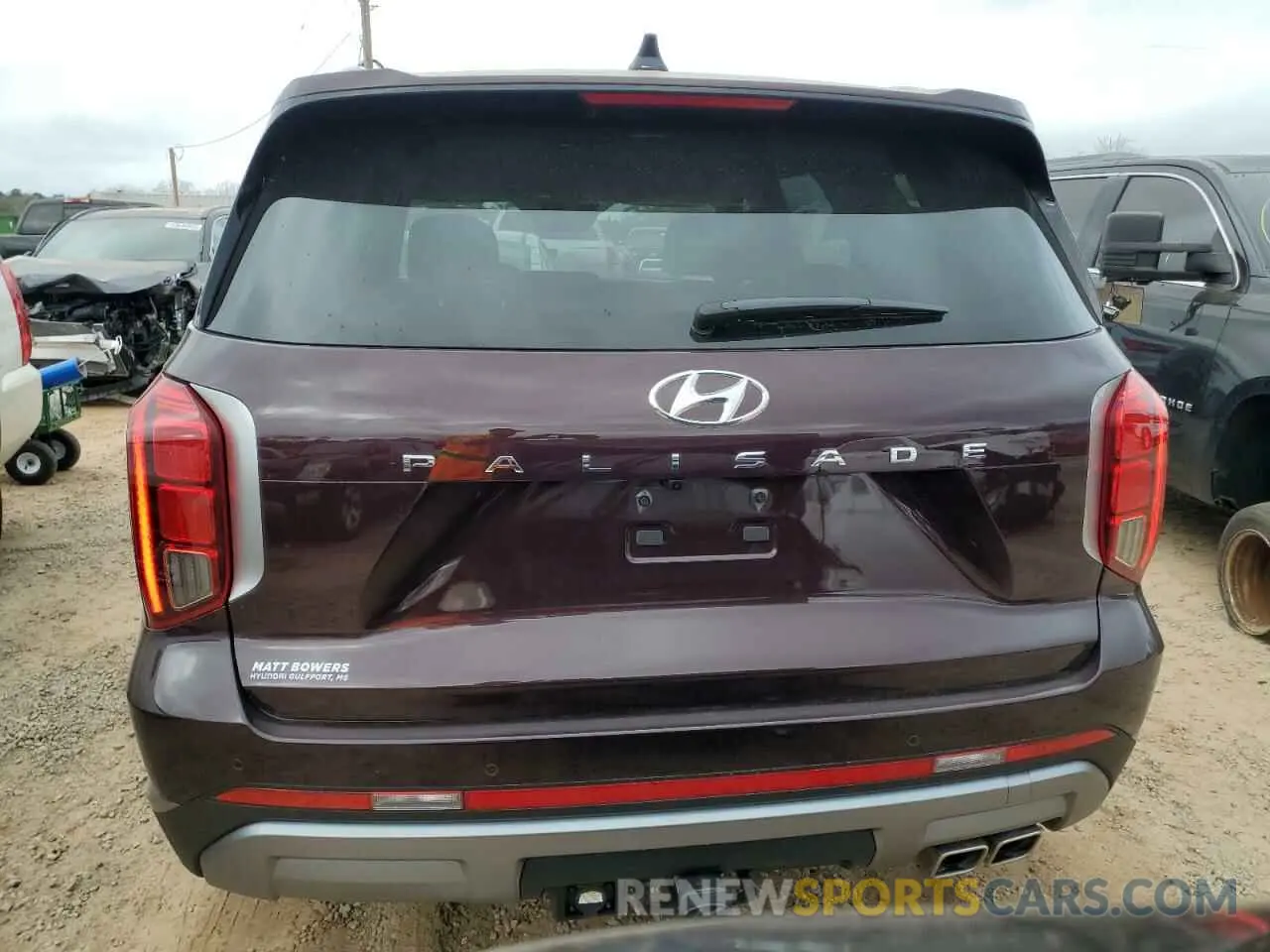 6 Photograph of a damaged car KM8R24GE0RU801104 HYUNDAI PALISADE 2024