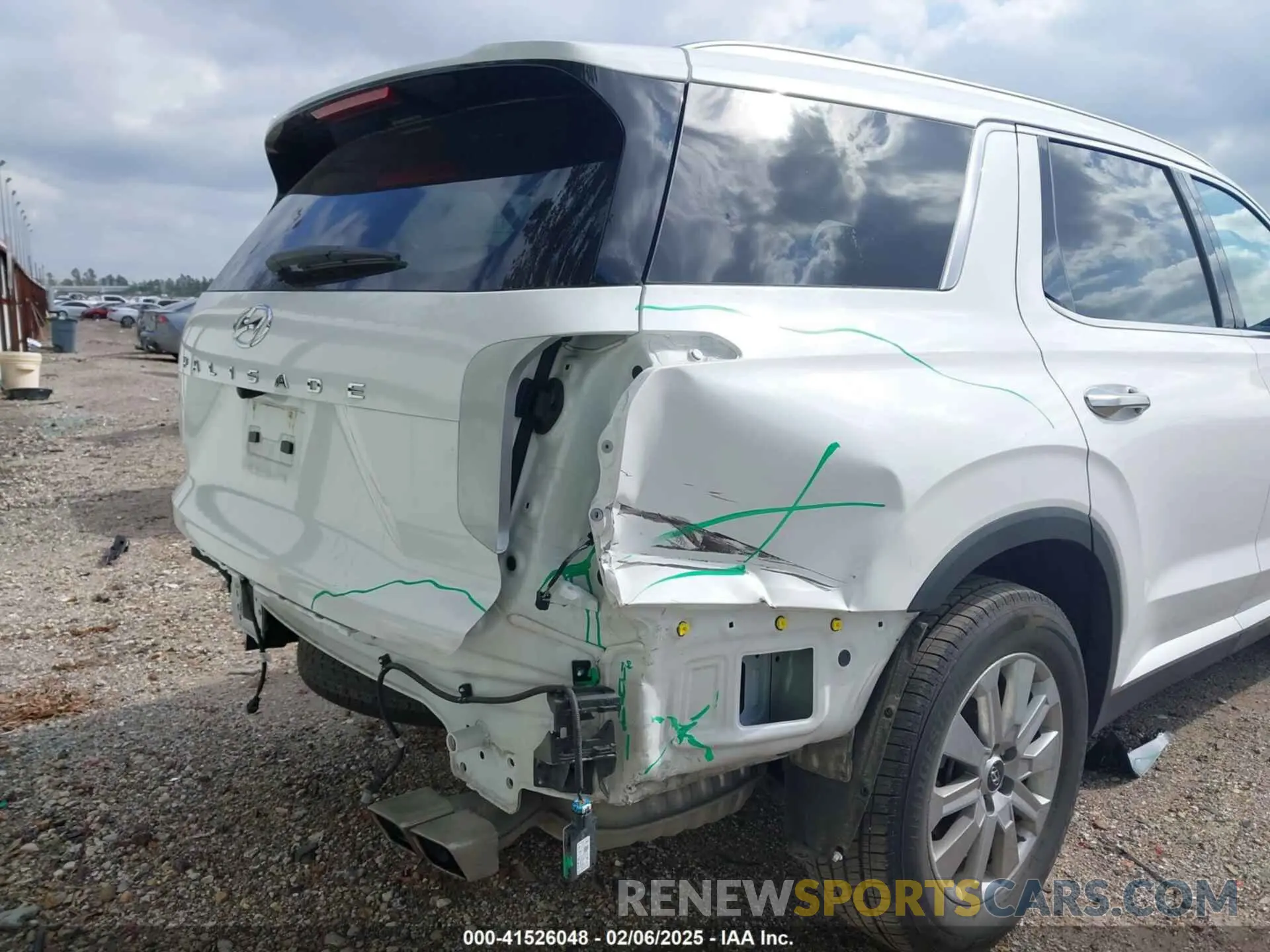 6 Photograph of a damaged car KM8R24GE2RU787576 HYUNDAI PALISADE 2024