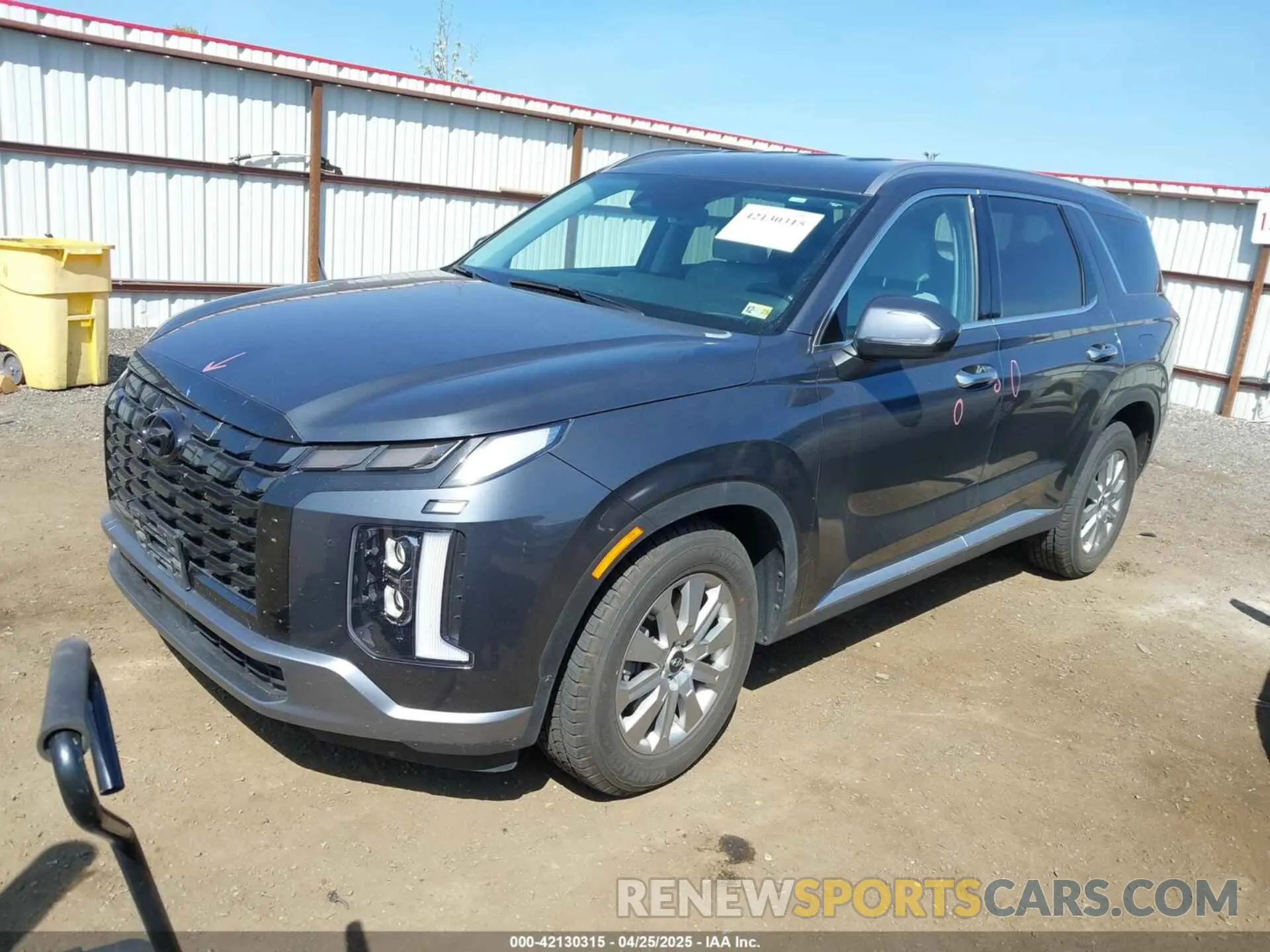 2 Photograph of a damaged car KM8R2DGE1RU682530 HYUNDAI PALISADE 2024