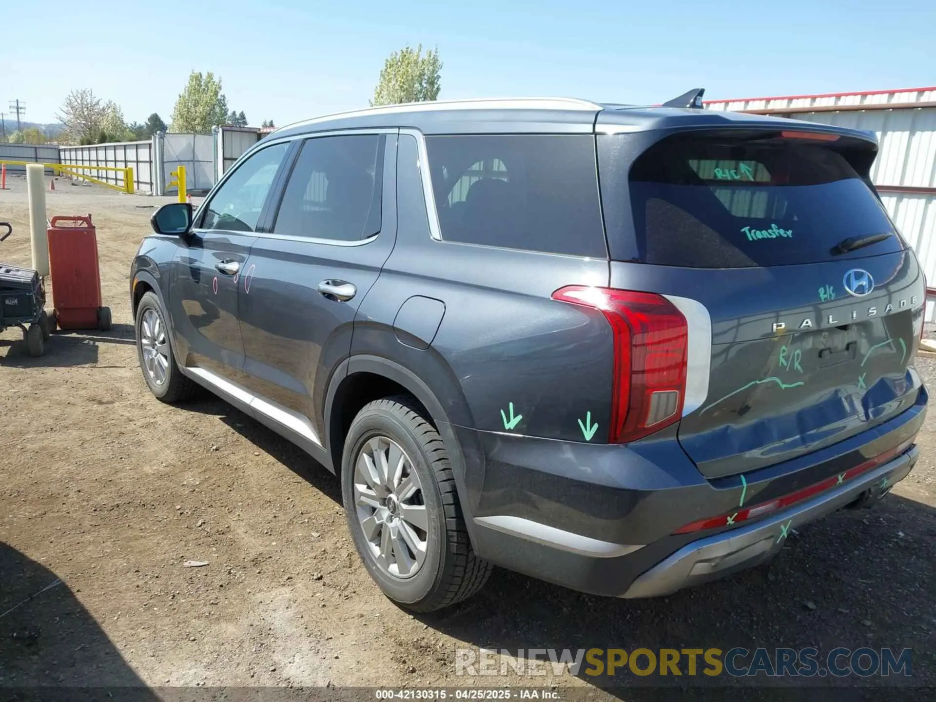 3 Photograph of a damaged car KM8R2DGE1RU682530 HYUNDAI PALISADE 2024