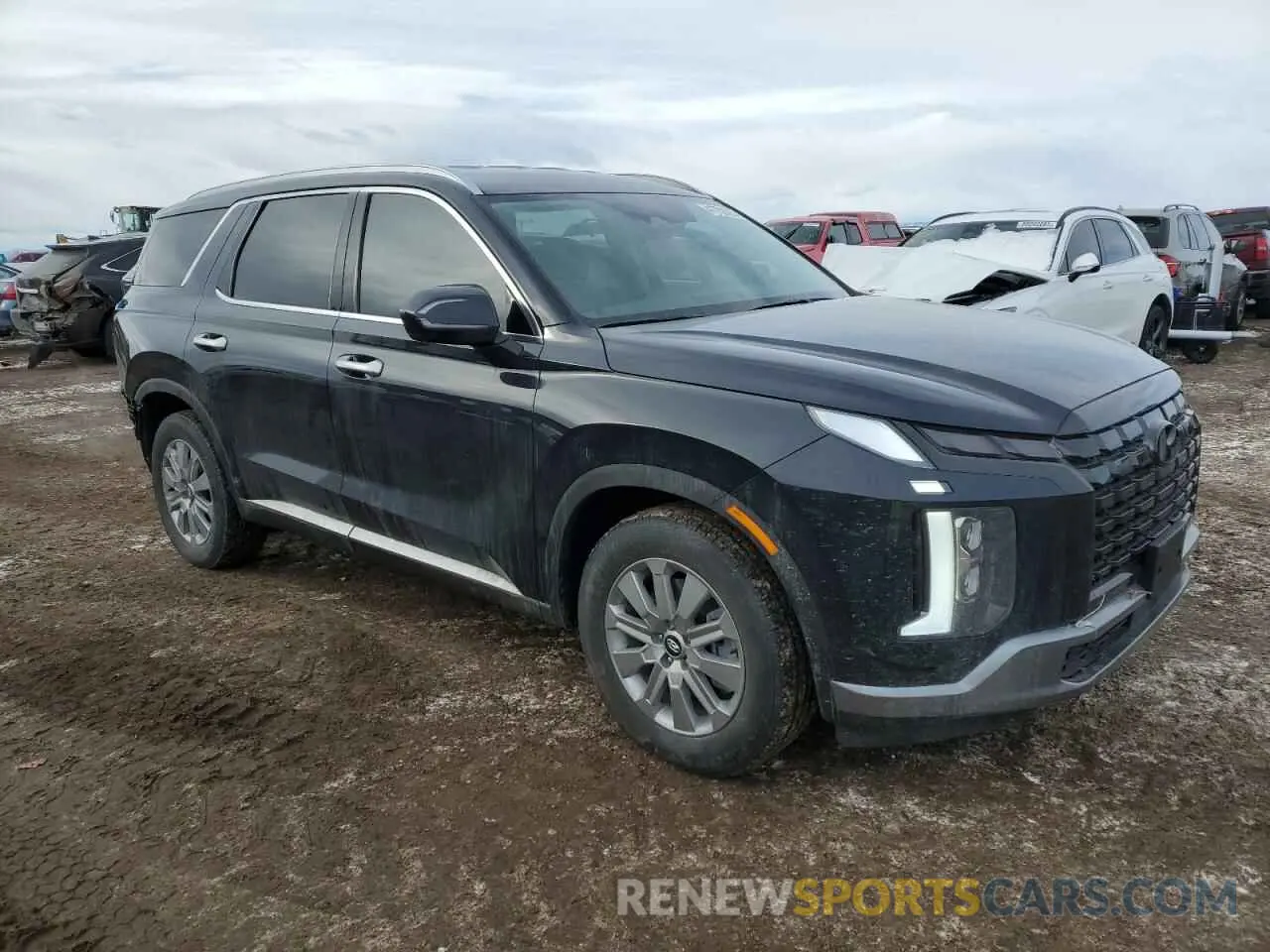 4 Photograph of a damaged car KM8R2DGE2RU736109 HYUNDAI PALISADE 2024