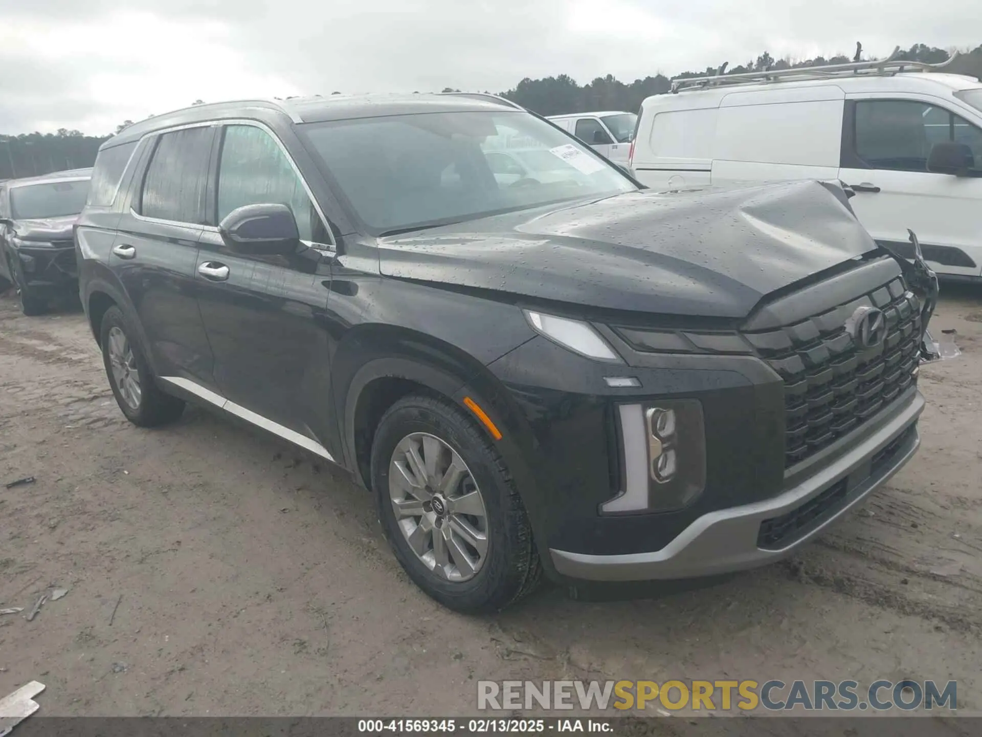 1 Photograph of a damaged car KM8R2DGE3RU742050 HYUNDAI PALISADE 2024