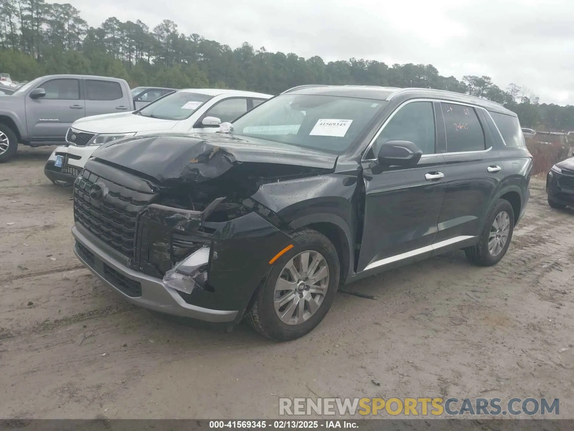 2 Photograph of a damaged car KM8R2DGE3RU742050 HYUNDAI PALISADE 2024