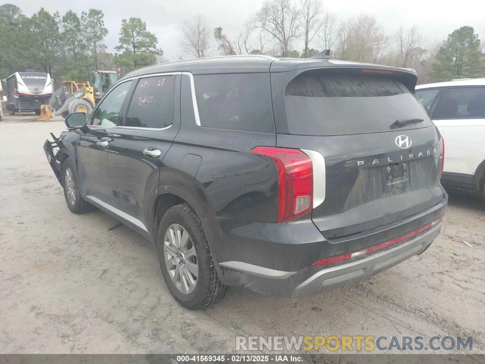 3 Photograph of a damaged car KM8R2DGE3RU742050 HYUNDAI PALISADE 2024