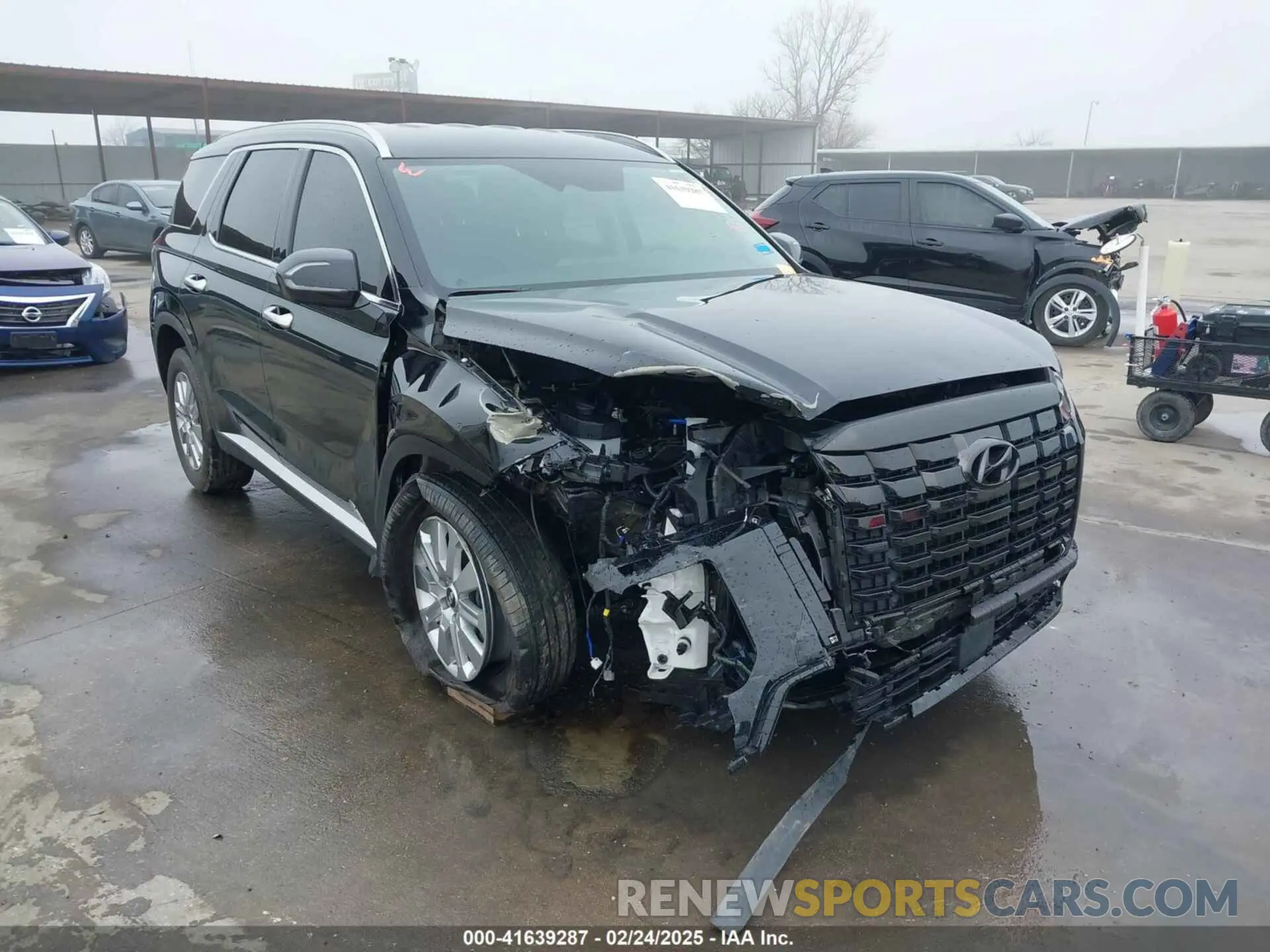 1 Photograph of a damaged car KM8R2DGE4RU763652 HYUNDAI PALISADE 2024
