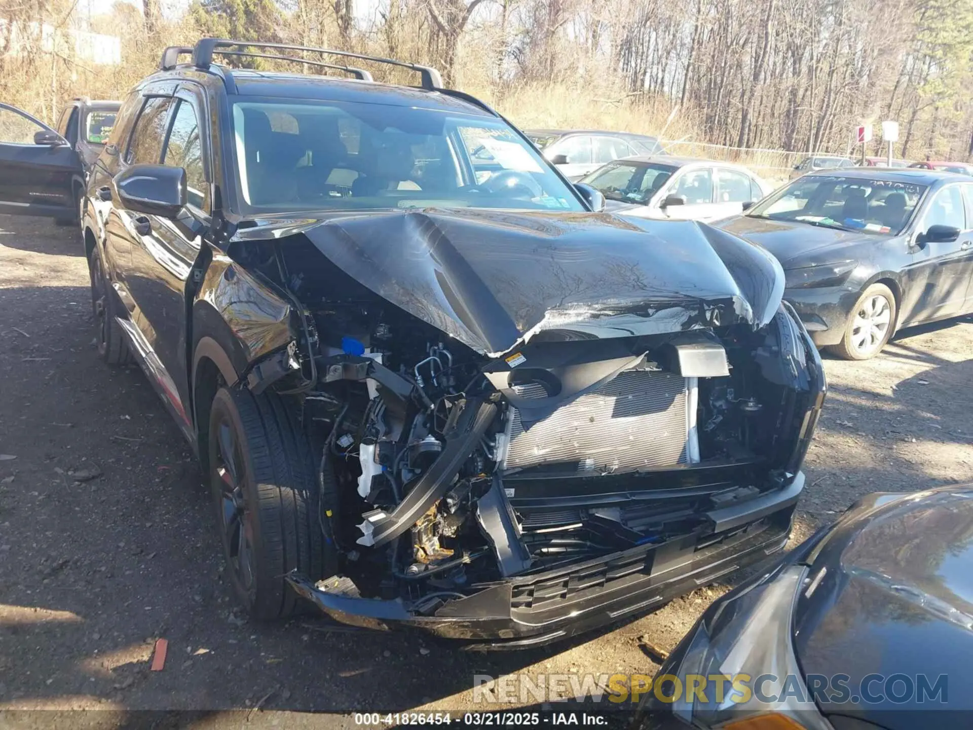 12 Photograph of a damaged car KM8R3DGE5RU731662 HYUNDAI PALISADE 2024