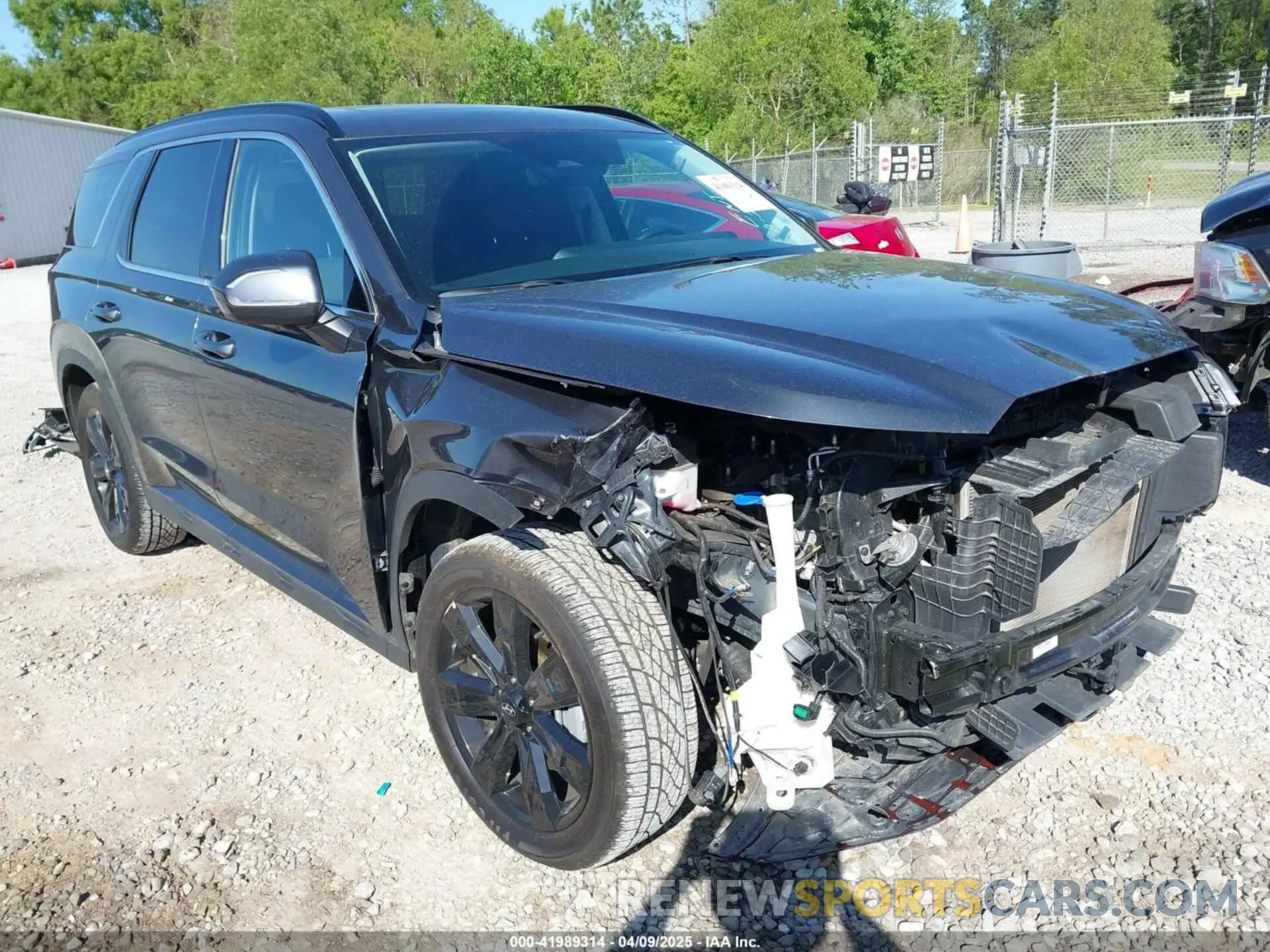 1 Photograph of a damaged car KM8R3DGE8RU713978 HYUNDAI PALISADE 2024