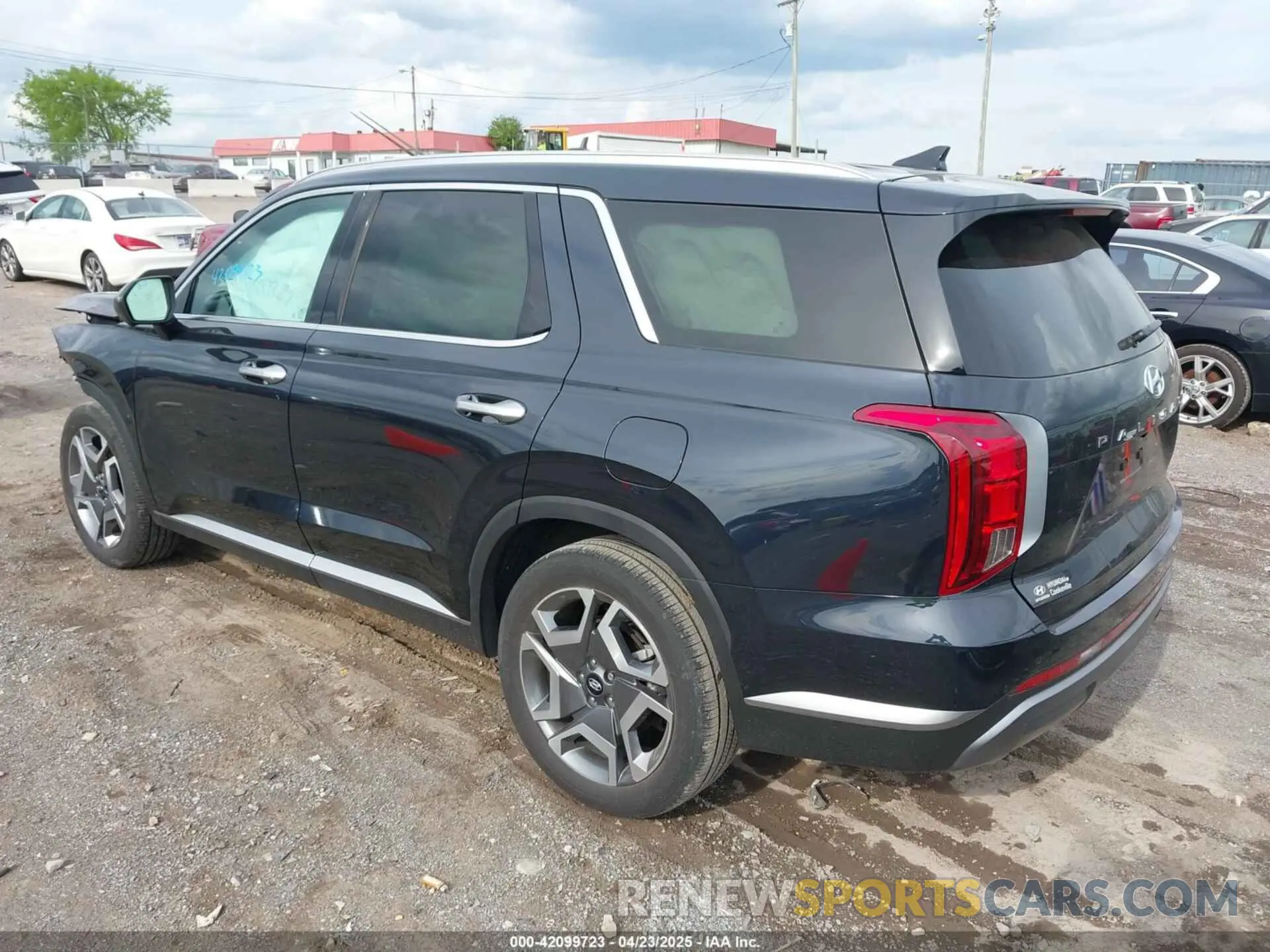 3 Photograph of a damaged car KM8R44GE2RU774711 HYUNDAI PALISADE 2024
