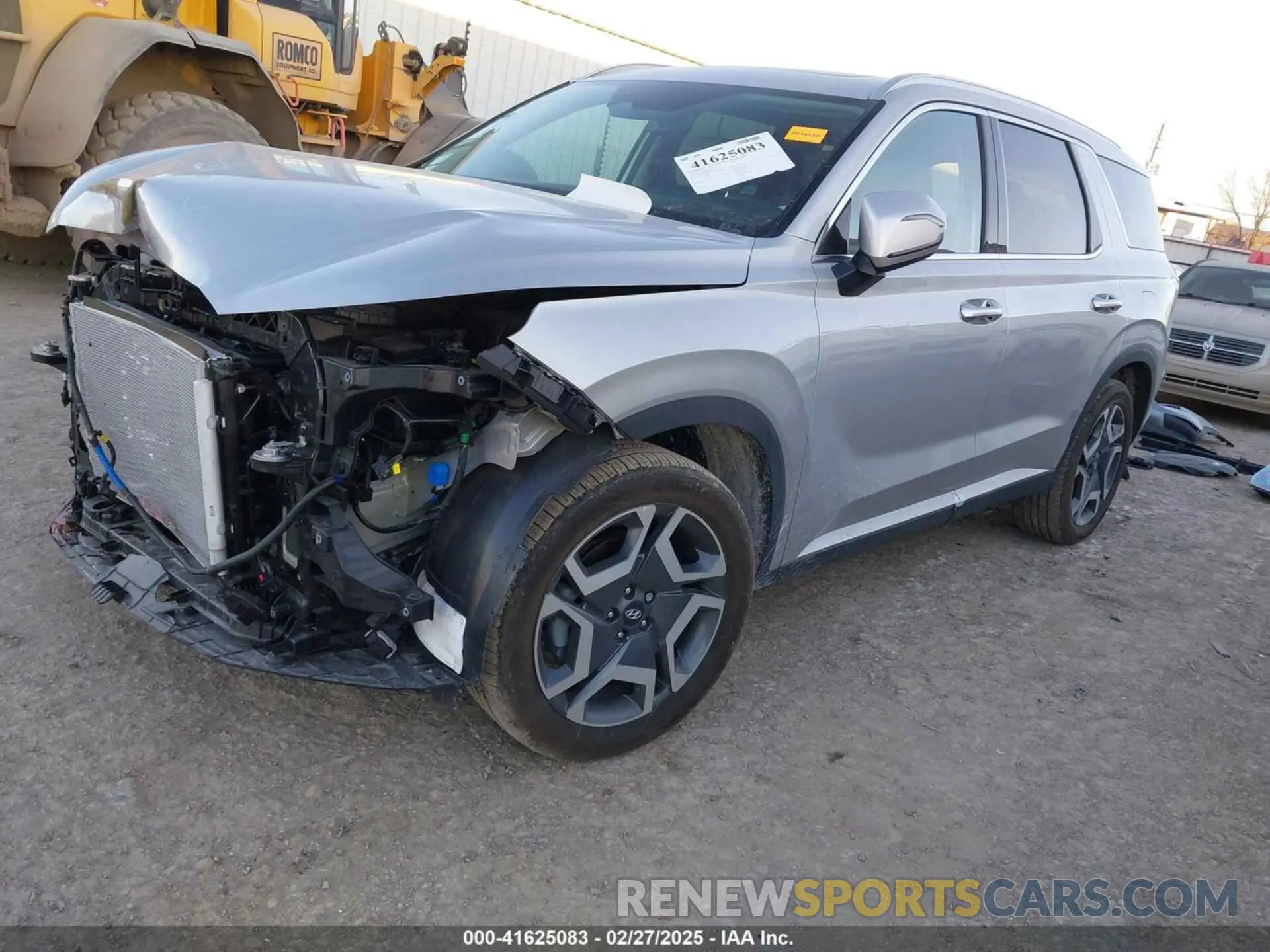 2 Photograph of a damaged car KM8R44GE3RU784874 HYUNDAI PALISADE 2024