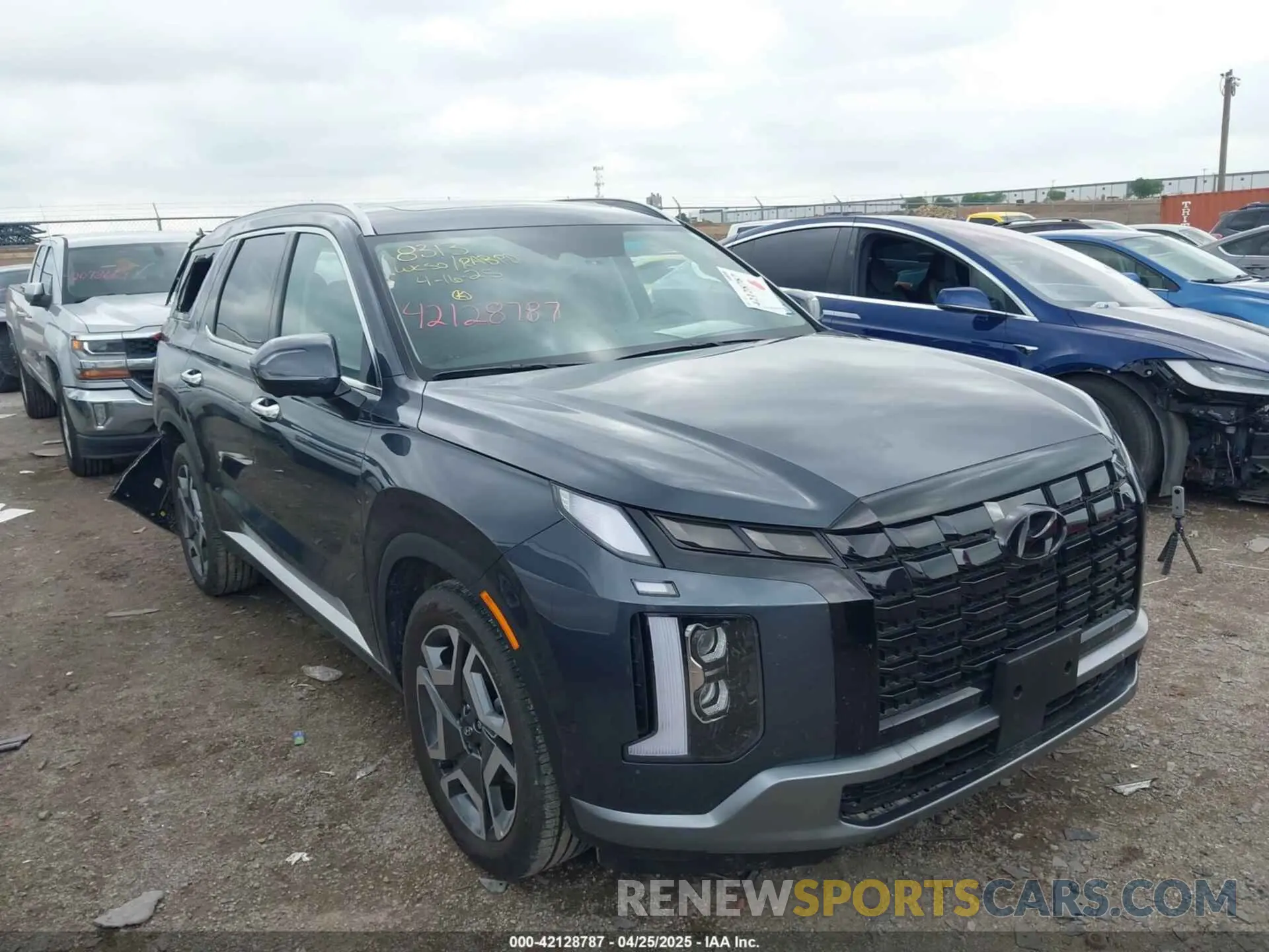 1 Photograph of a damaged car KM8R44GE6RU785338 HYUNDAI PALISADE 2024