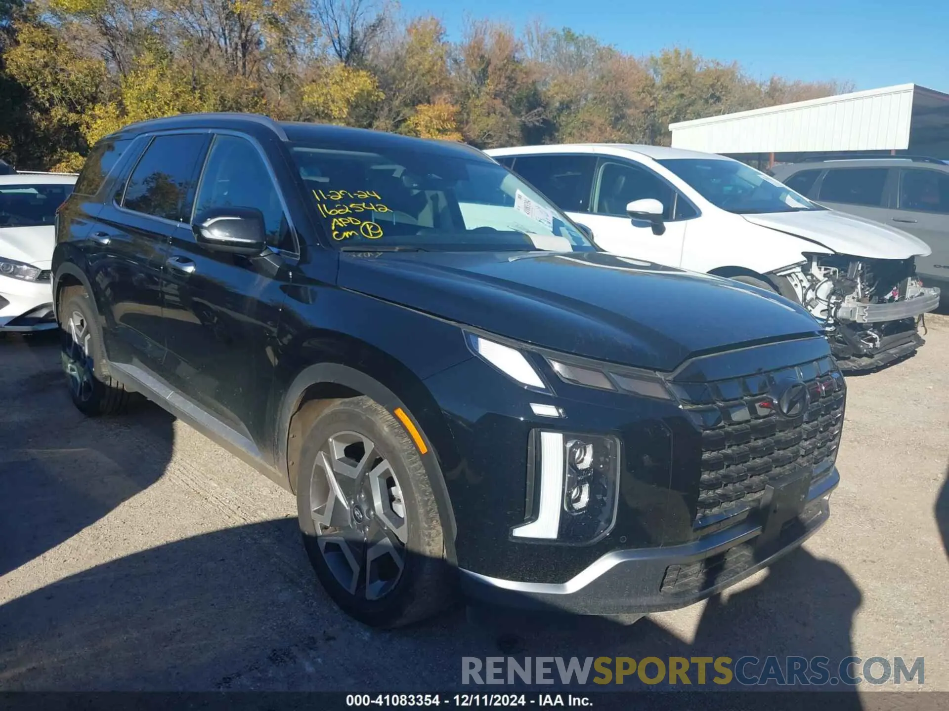 1 Photograph of a damaged car KM8R44GE8RU705635 HYUNDAI PALISADE 2024