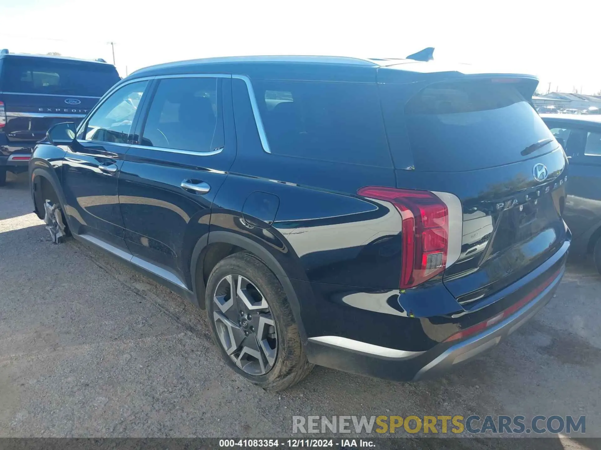 3 Photograph of a damaged car KM8R44GE8RU705635 HYUNDAI PALISADE 2024