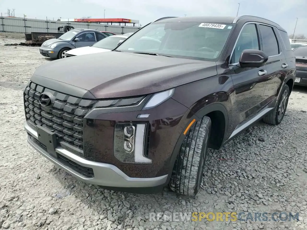 1 Photograph of a damaged car KM8R44GEXRU704020 HYUNDAI PALISADE 2024