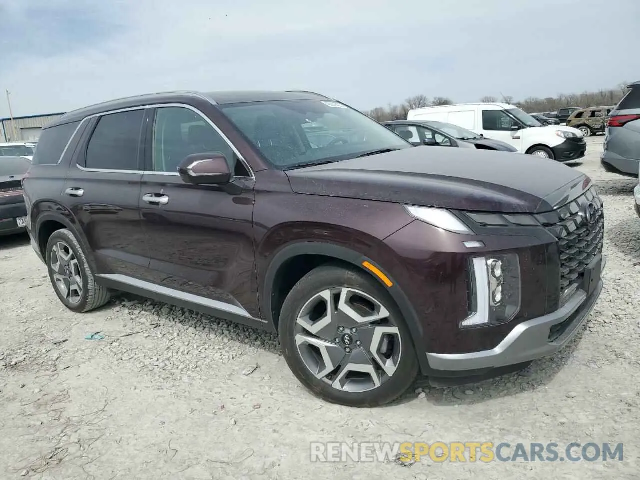 4 Photograph of a damaged car KM8R44GEXRU704020 HYUNDAI PALISADE 2024