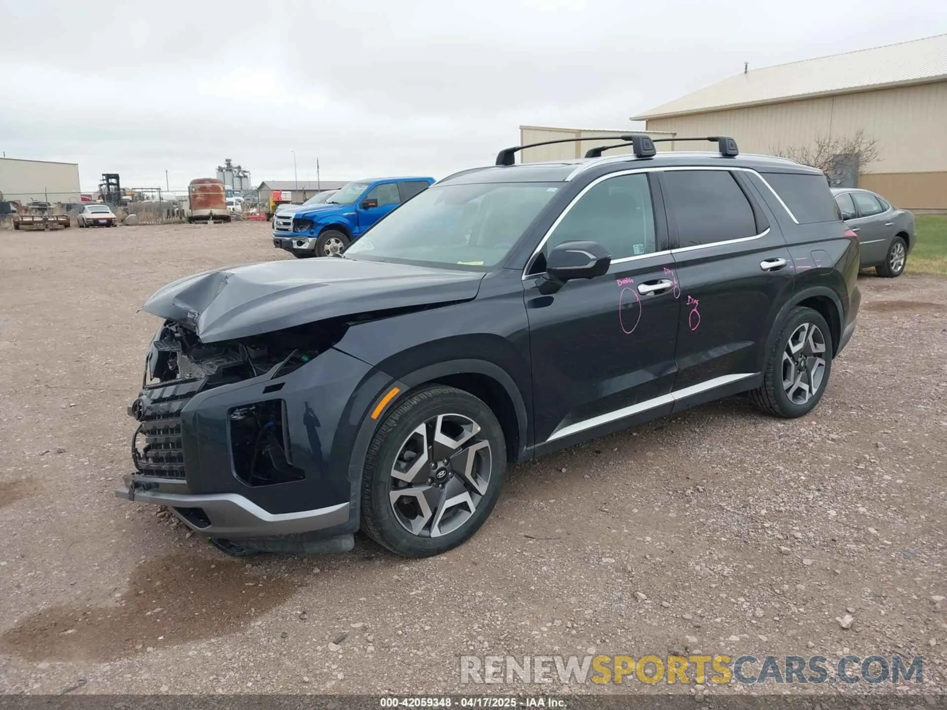 2 Фотография поврежденного автомобиля KM8R4DGE0RU765876 HYUNDAI PALISADE 2024
