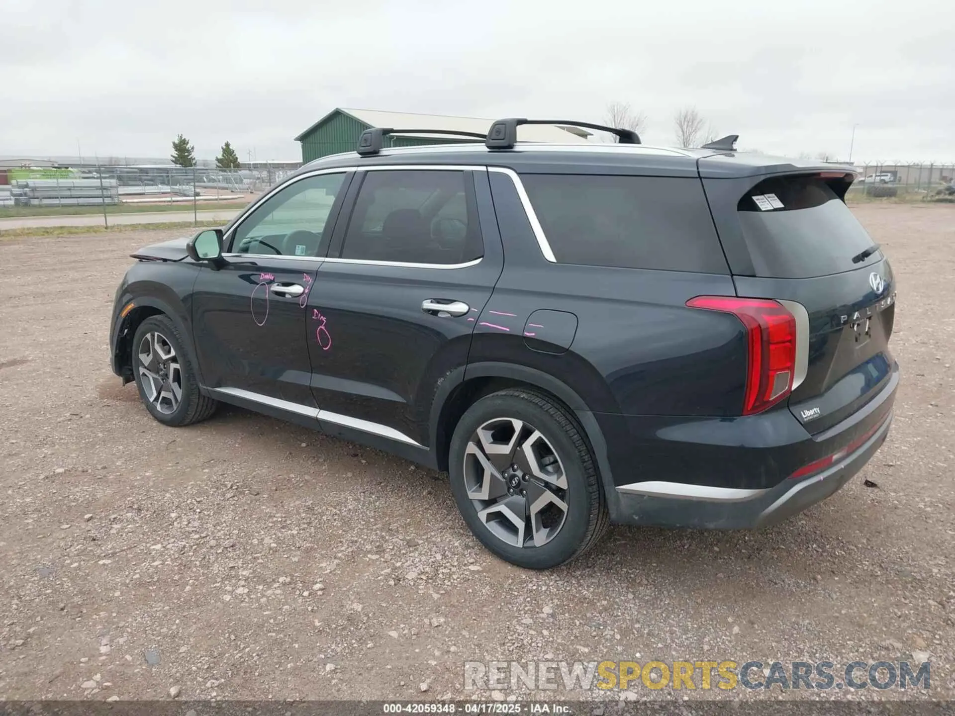3 Фотография поврежденного автомобиля KM8R4DGE0RU765876 HYUNDAI PALISADE 2024