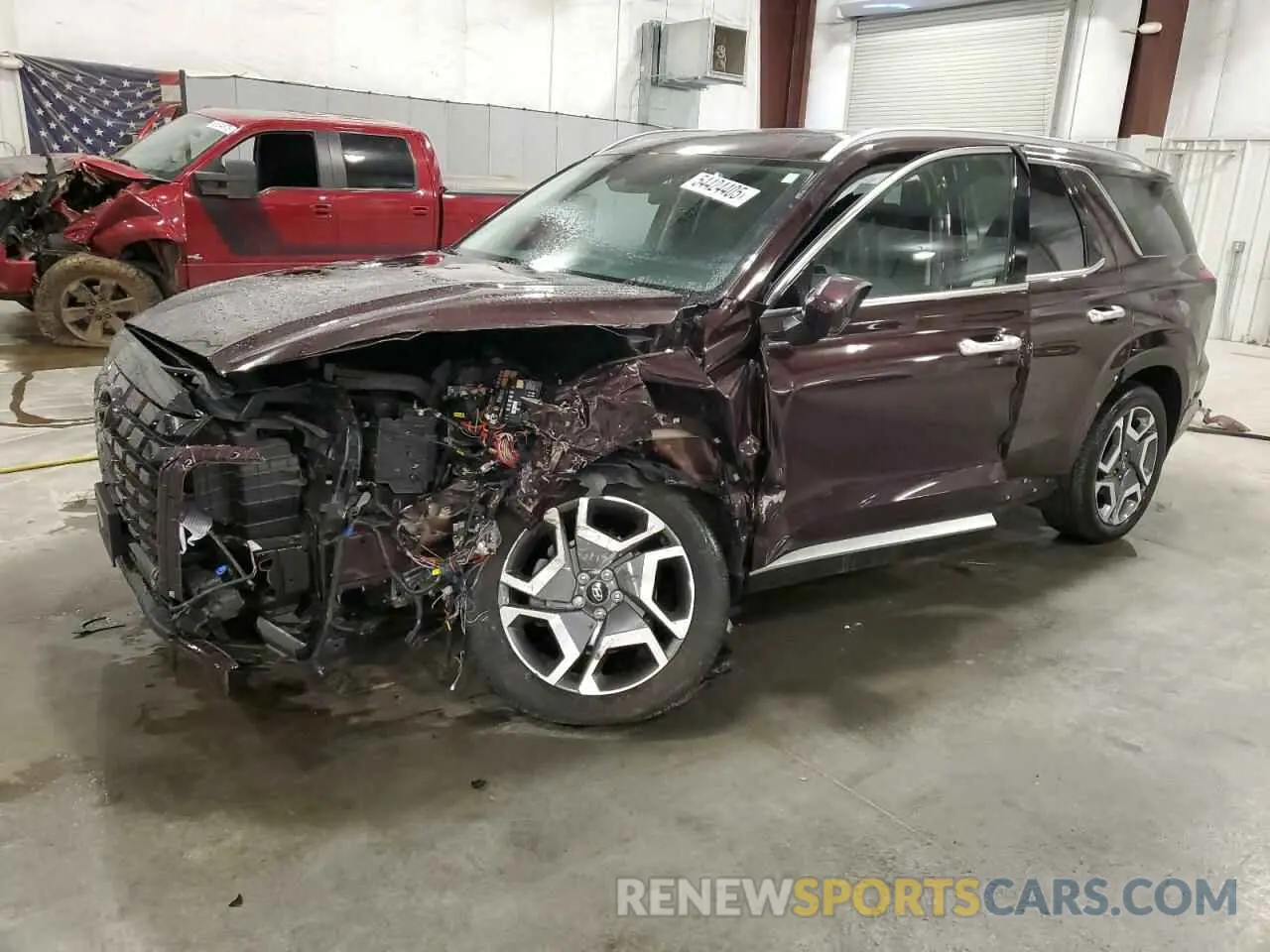 1 Photograph of a damaged car KM8R4DGE3RU651547 HYUNDAI PALISADE 2024