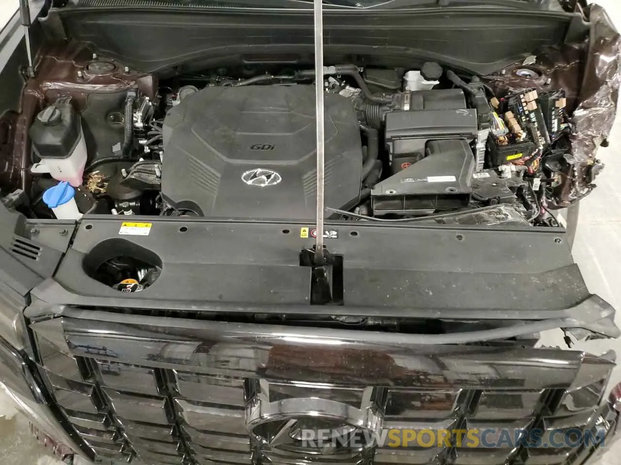 12 Photograph of a damaged car KM8R4DGE3RU651547 HYUNDAI PALISADE 2024