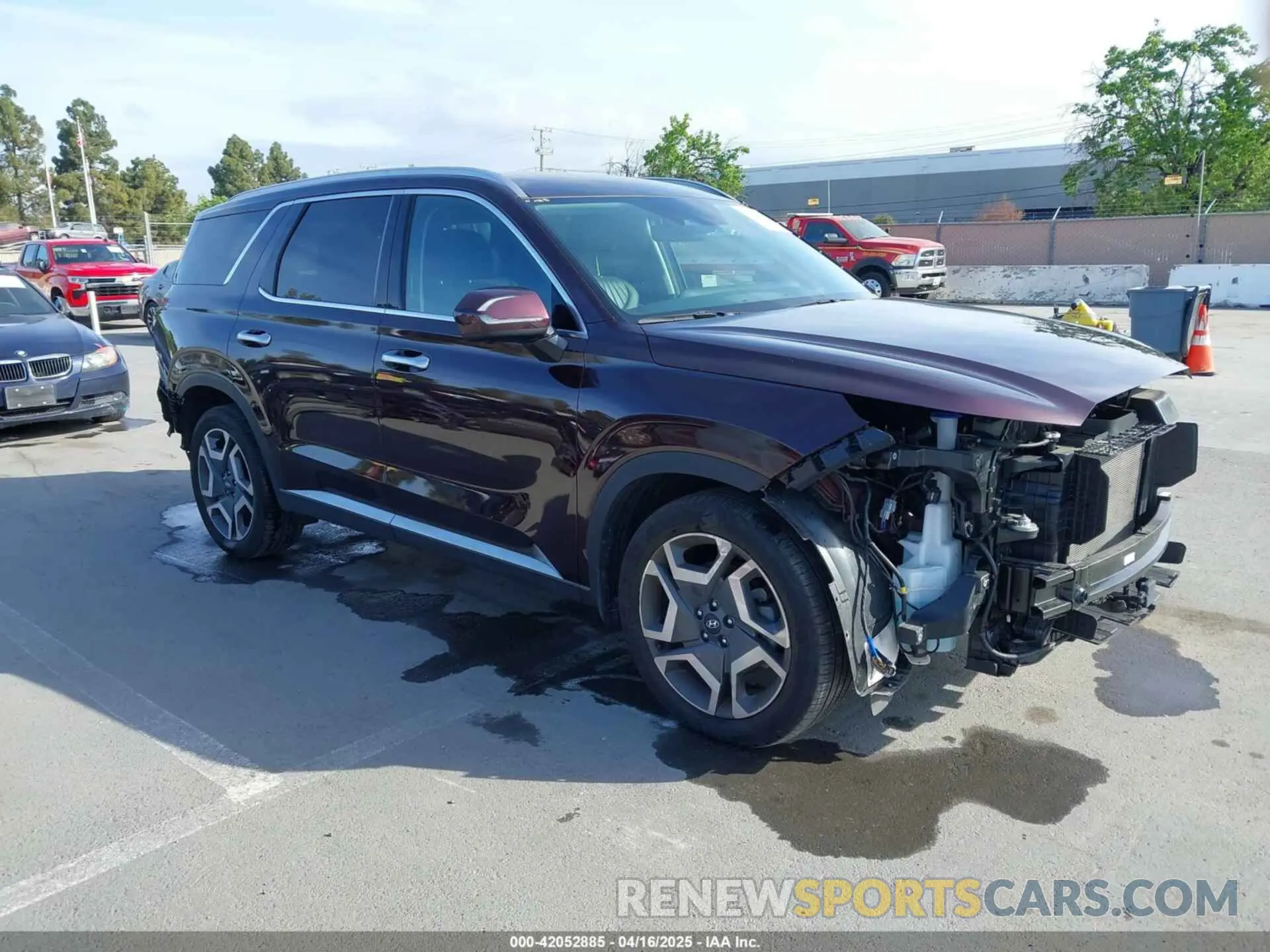 1 Фотография поврежденного автомобиля KM8R54GE2RU678722 HYUNDAI PALISADE 2024