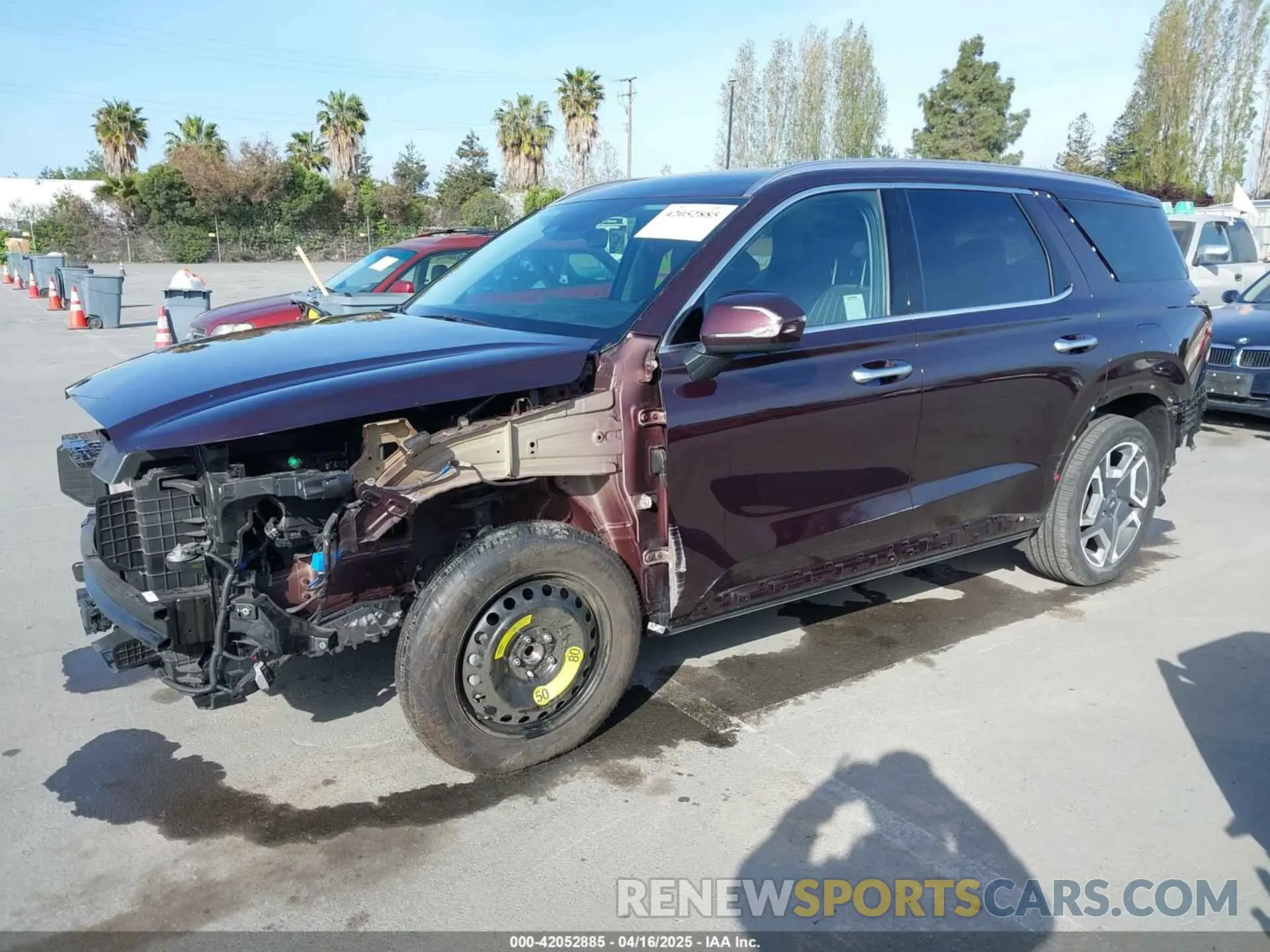 2 Фотография поврежденного автомобиля KM8R54GE2RU678722 HYUNDAI PALISADE 2024